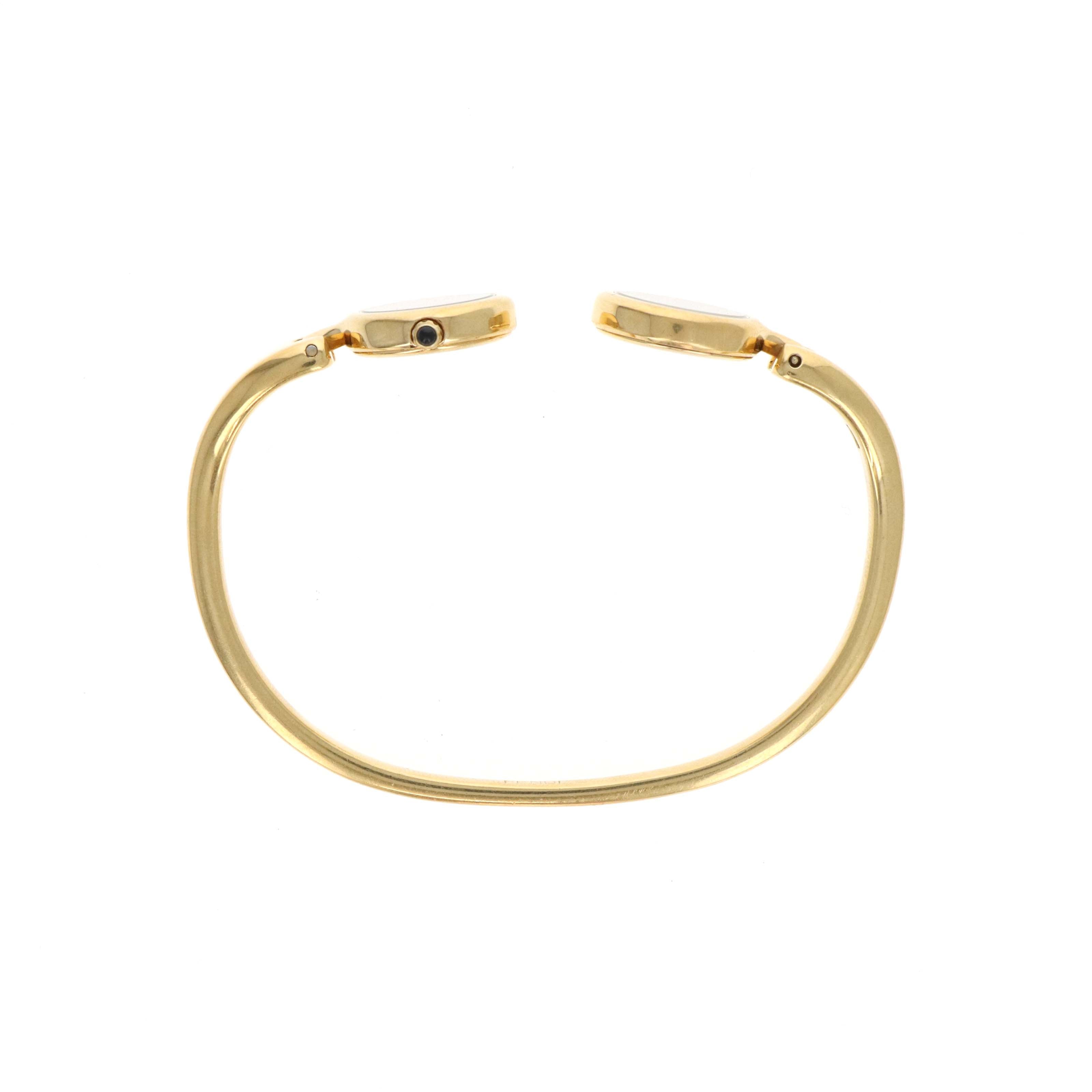 Fendi 1925 Gold Double Greek Cuff Watch - Queen May