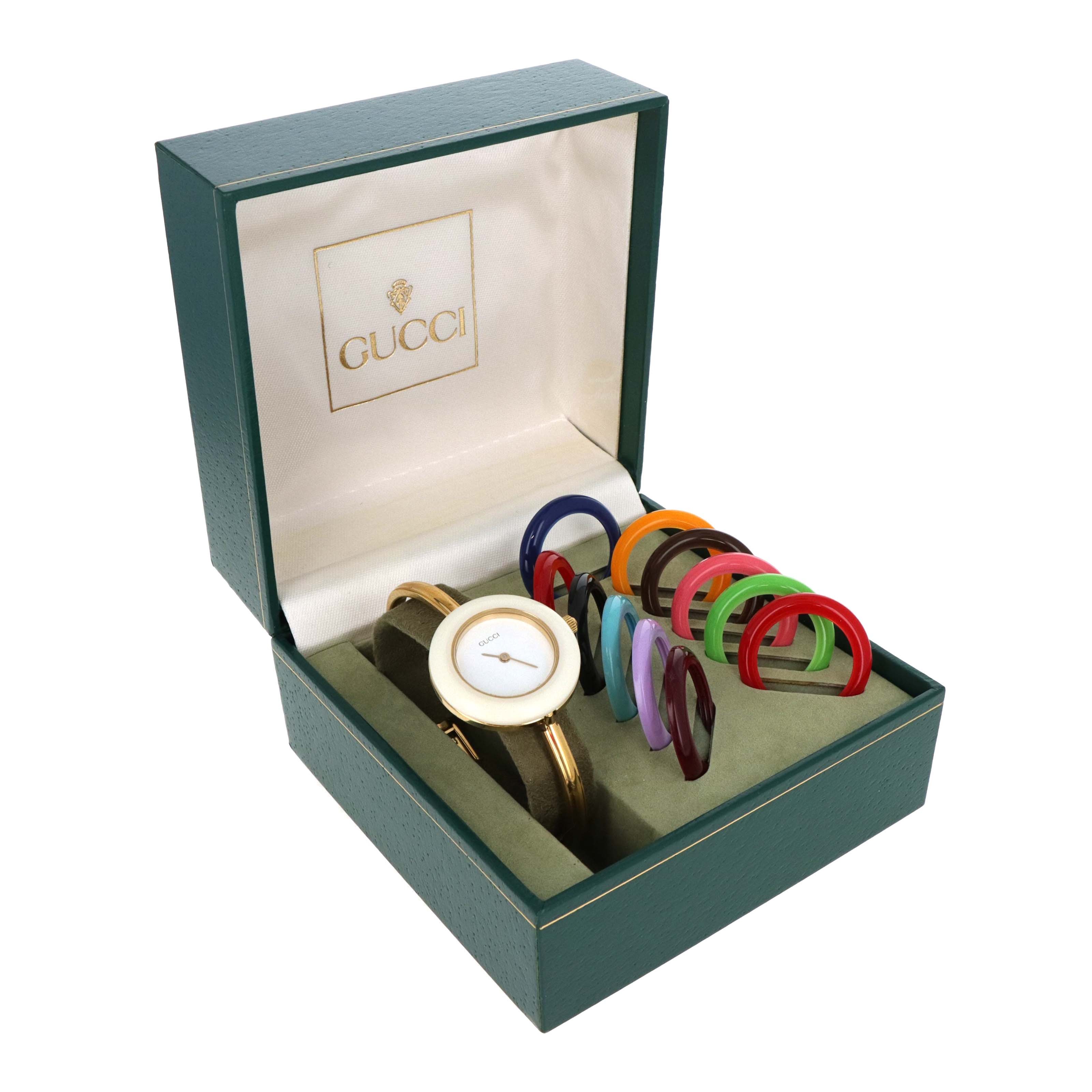 Vintage Gucci Interchangeable Bezel Watch (#2) - Queen May