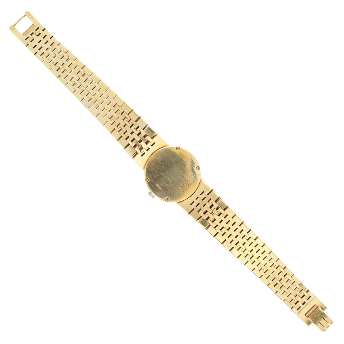 Vintage Piaget Dancer Ladies 18k Yellow Gold Diamond Bezel Quartz Movement Watch Reference 8226A6