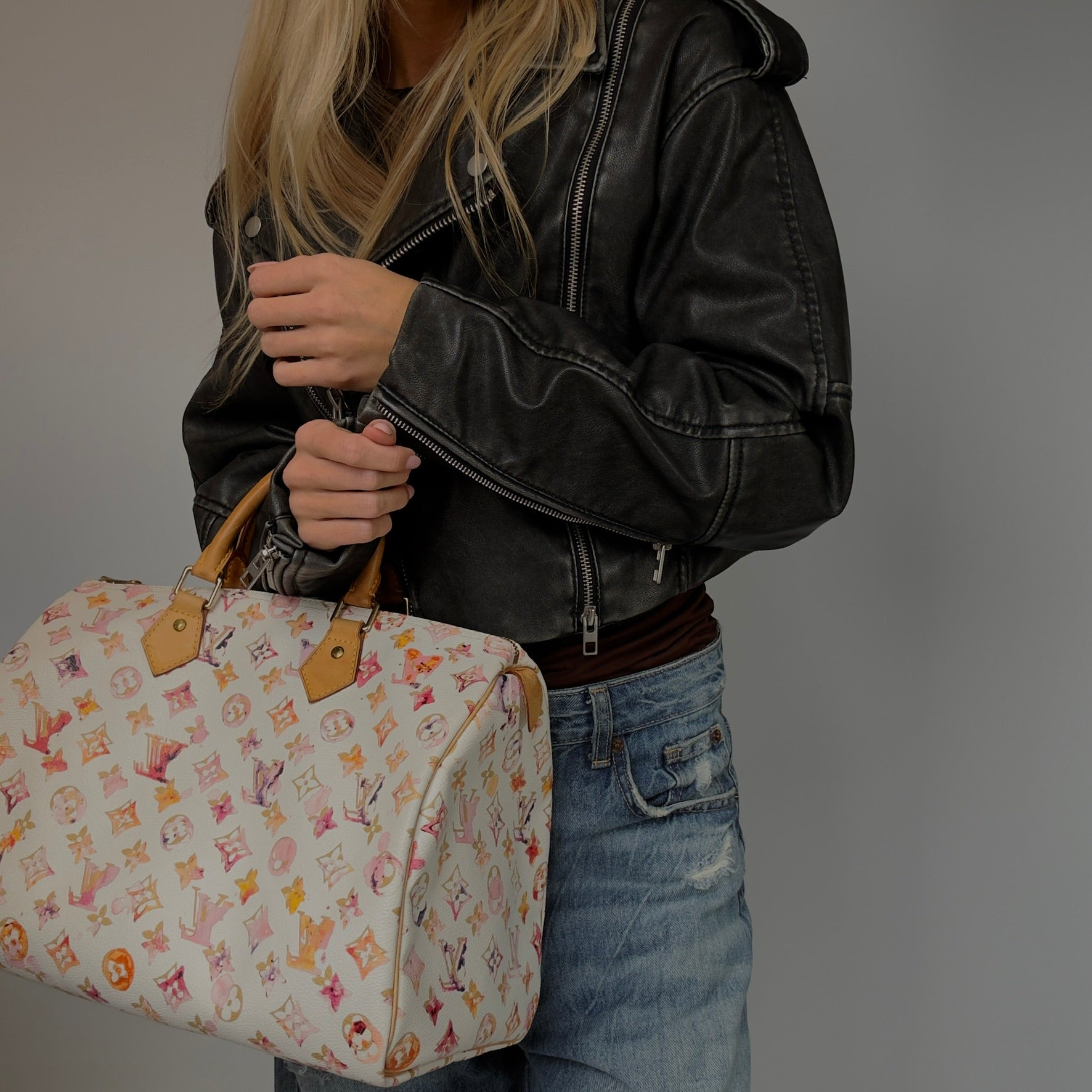 Louis Vuitton x Richard Prince Speedy Monogram Watercolor 35 - Queen May