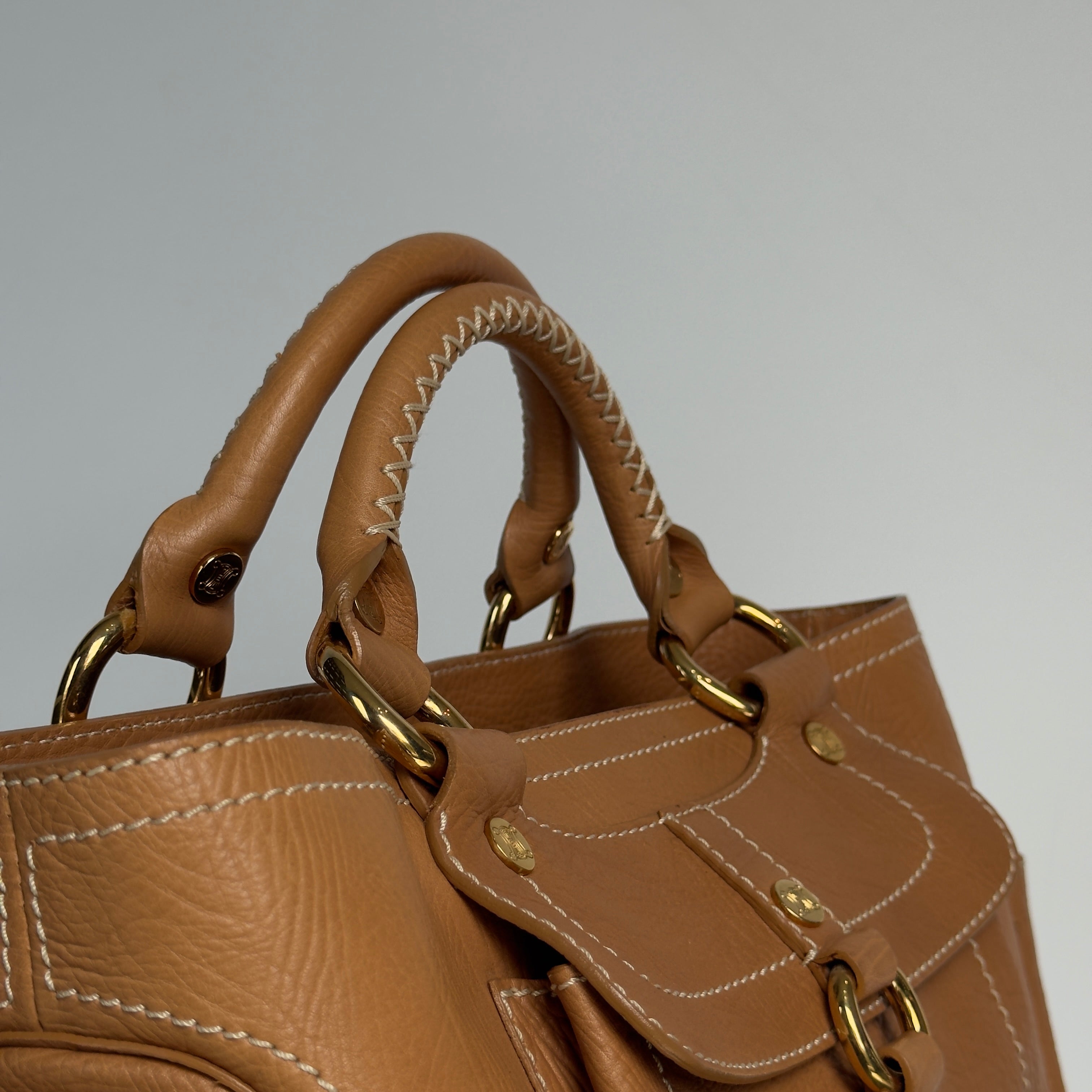 Vintage Celine Brown Leather Boogie Bag - Queen May