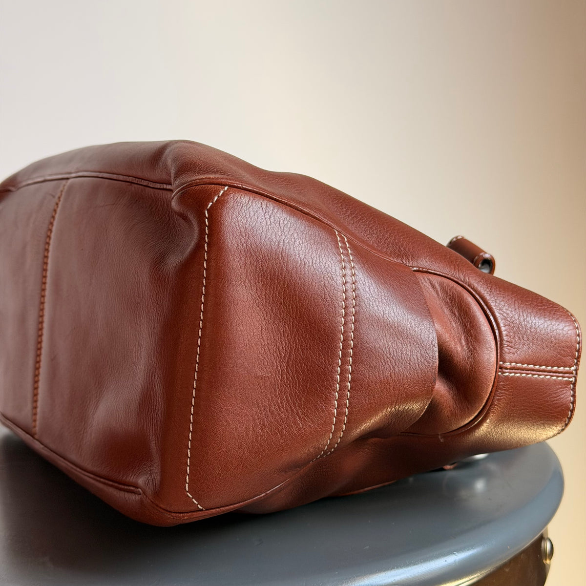 Celine Boogie Bag Brown Leather