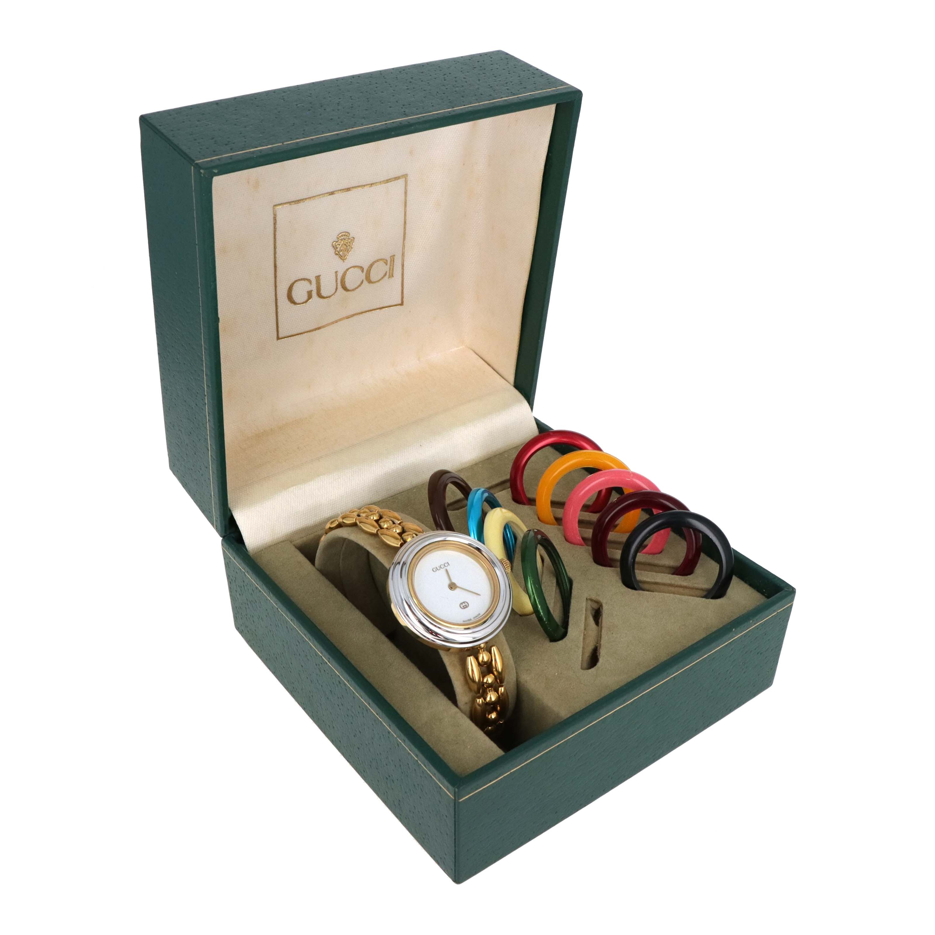 Vintage Gucci Interchangeable Bezel Watch Link Bracelet(#4) - Queen May