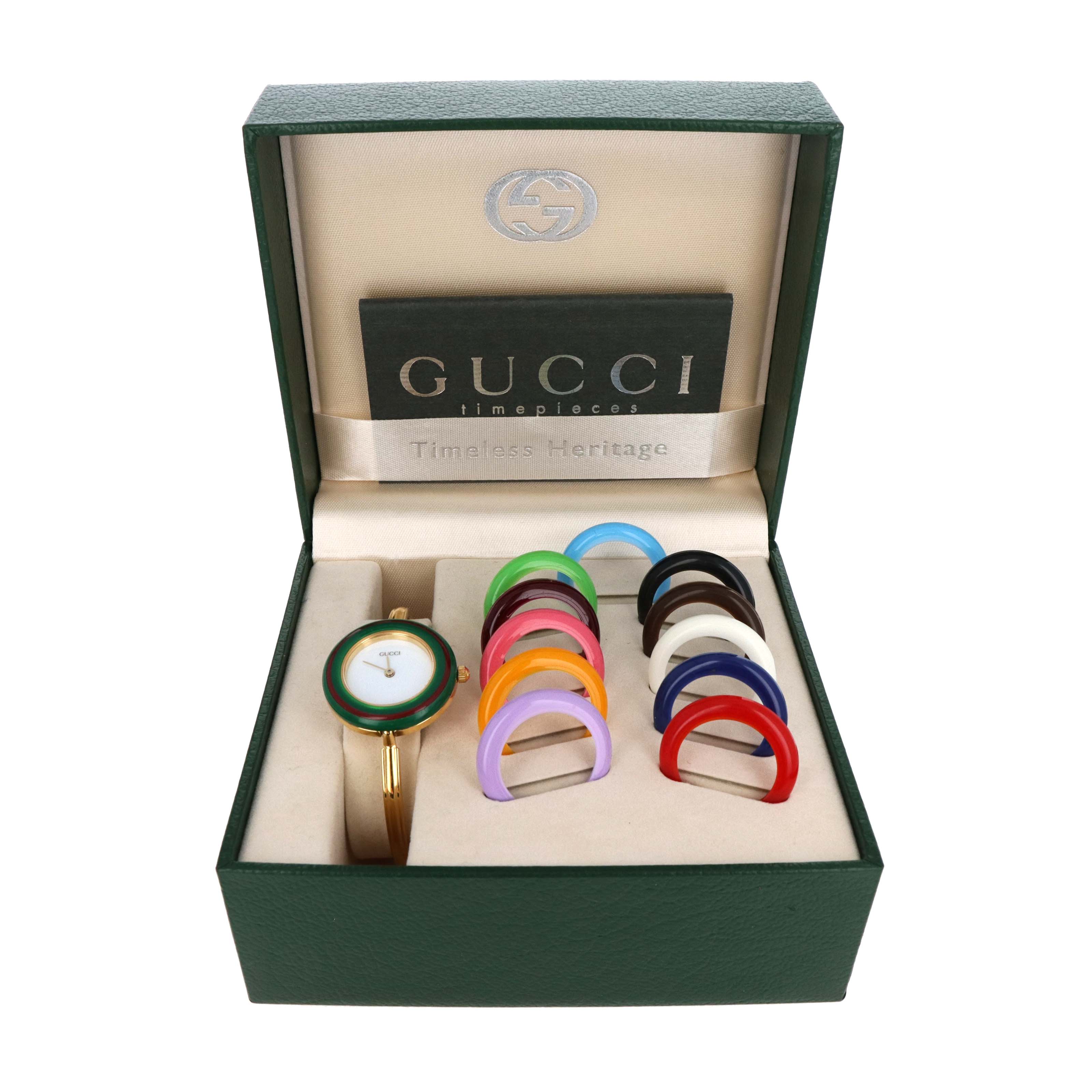 Vintage Gucci Interchangeable Bezel Watch (#5) - Queen May
