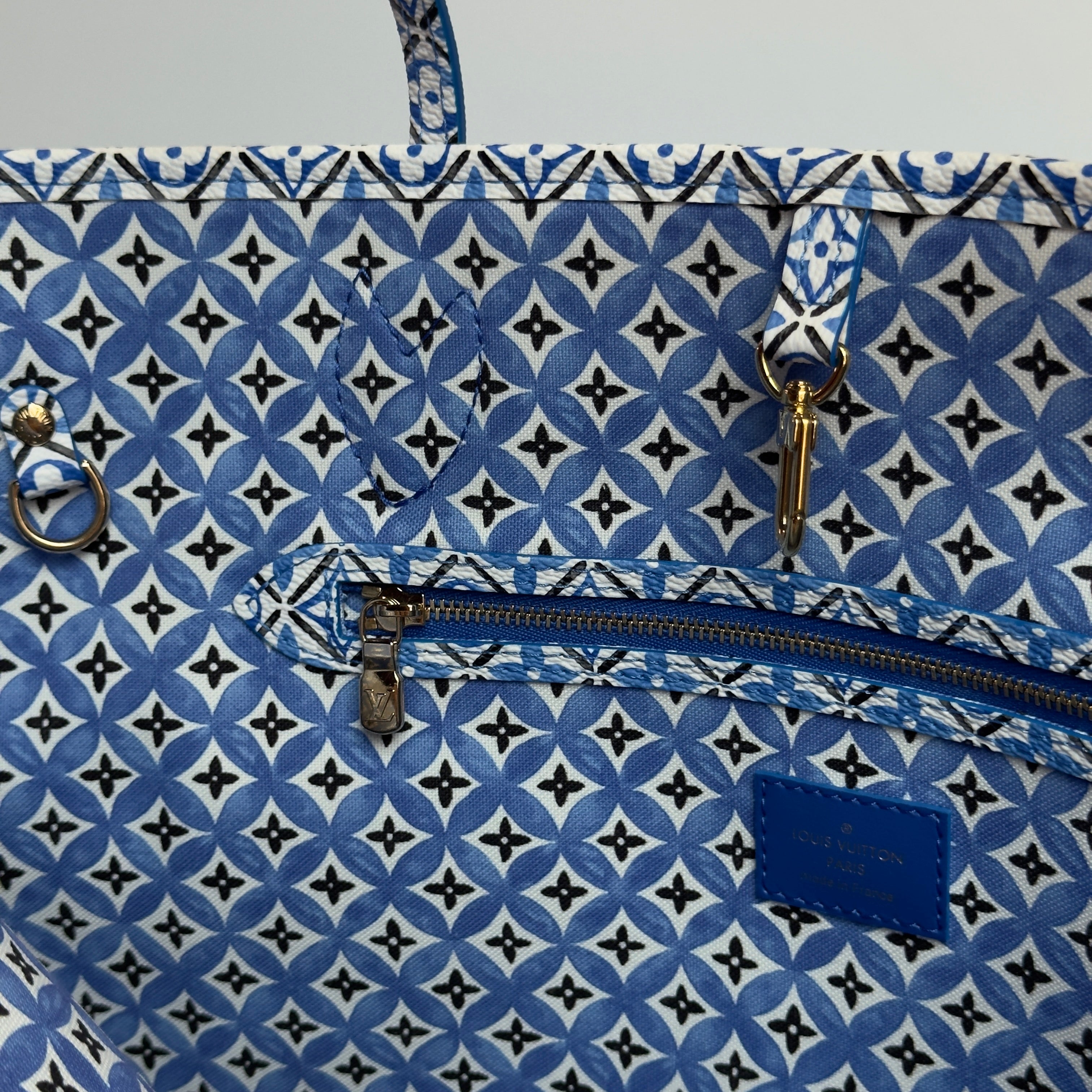 Louis Vuitton By the Pool Neverfull with Pouch