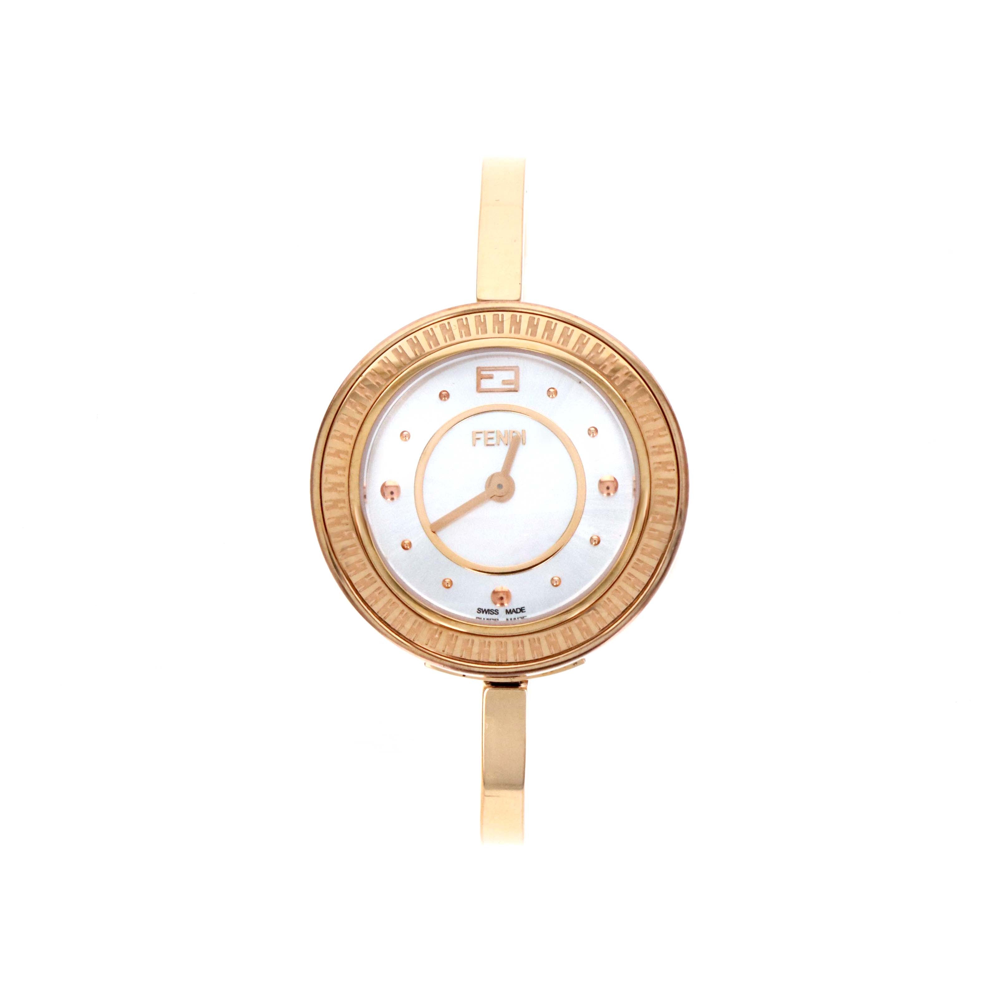 Fendi "My Way" Rose Gold-Tone Stainless Steel Watch - Queen May