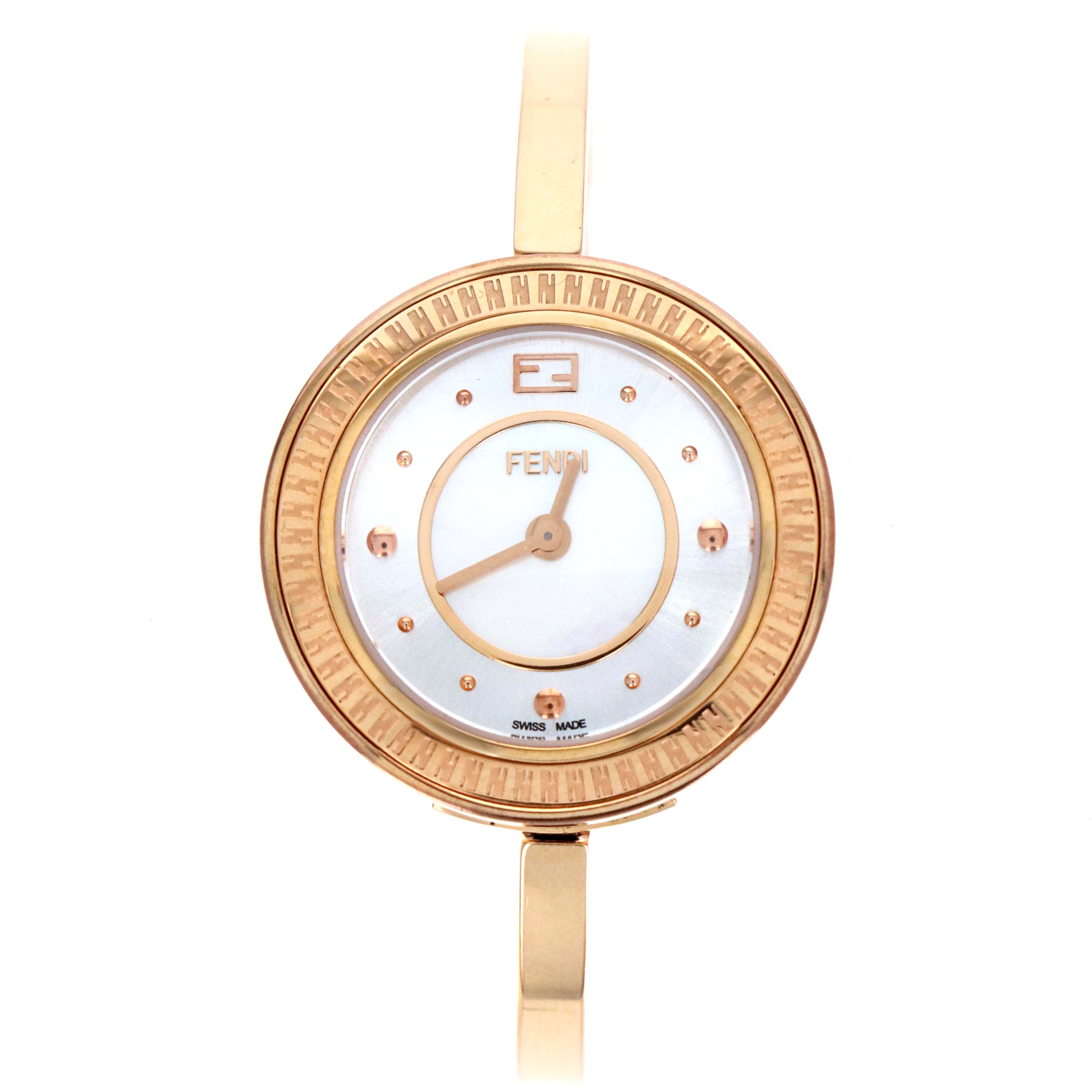 Fendi "My Way" Rose Gold-Tone Stainless Steel Watch - Queen May
