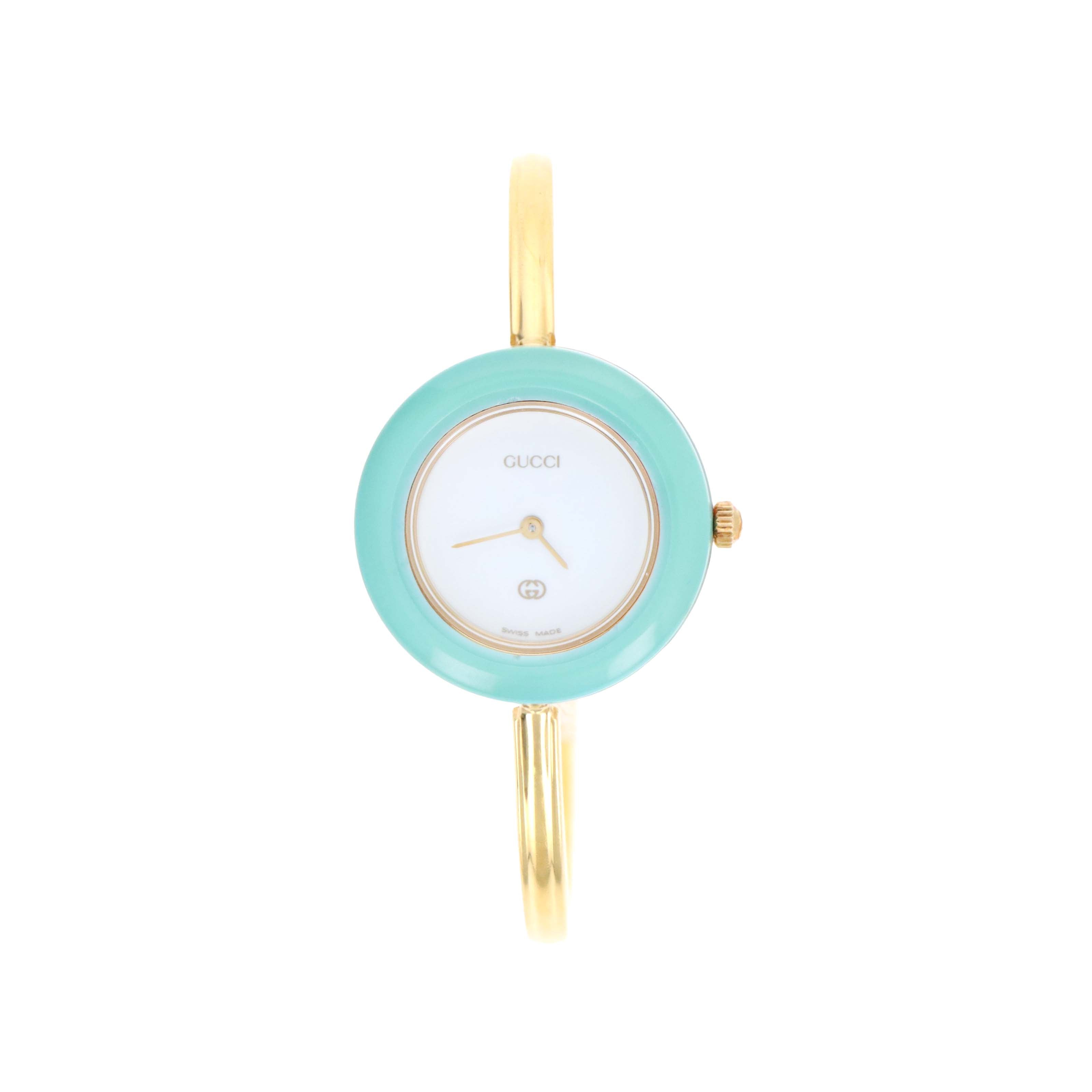 Vintage Gucci Interchangeable Bezel Bangle Watch