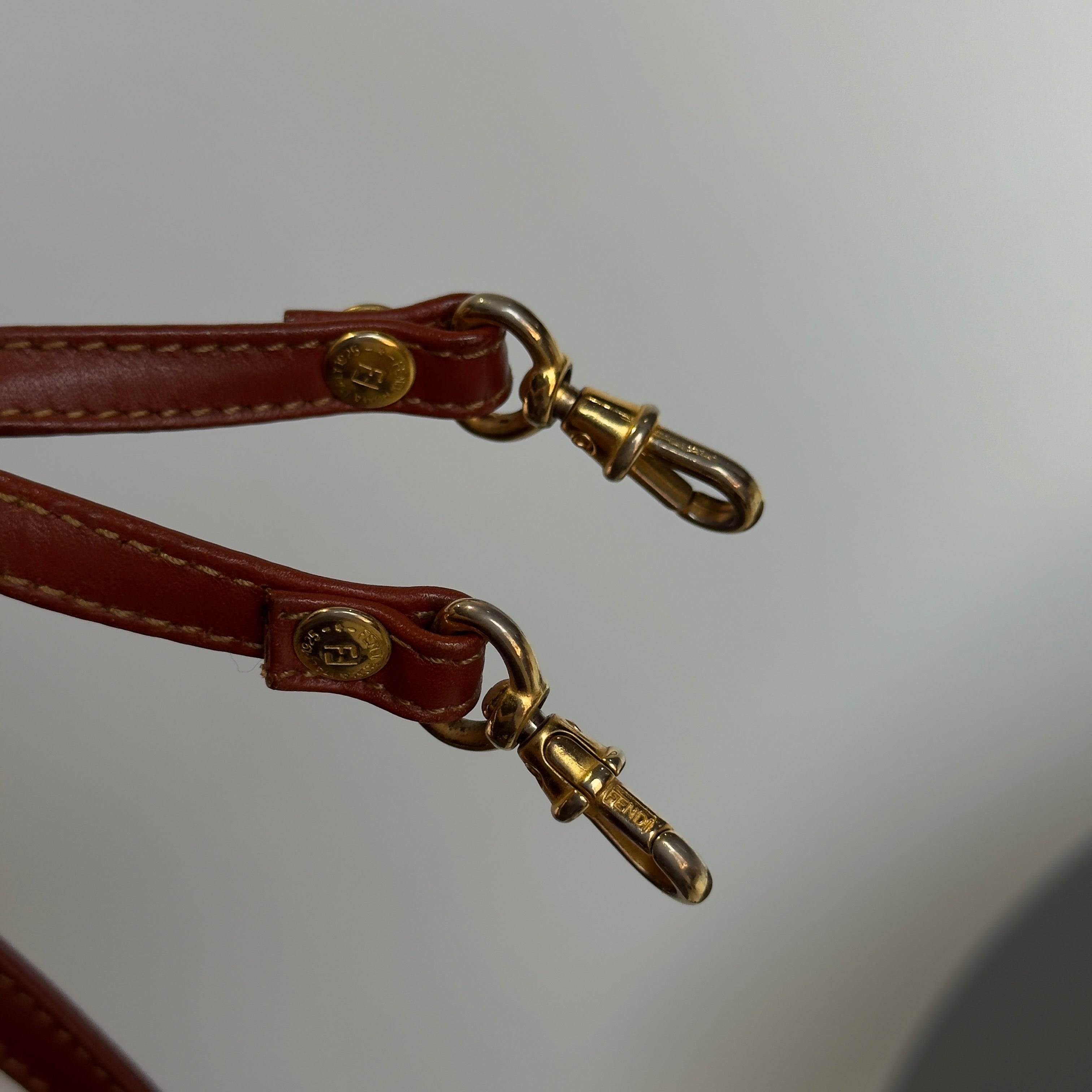 Fendi Pequin Boston Bag Mini
