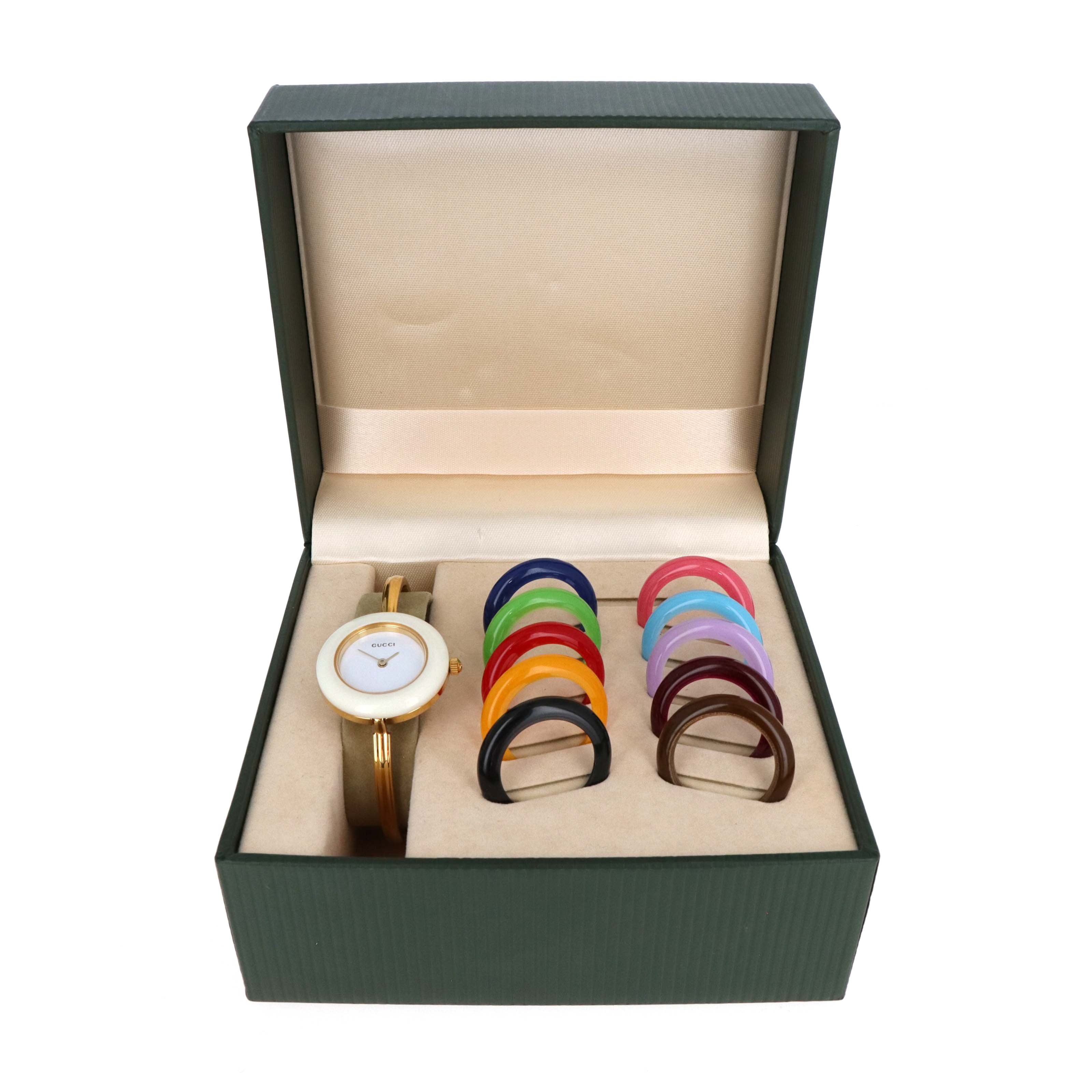 Vintage Gucci Interchangeable Bezel Watch (#6) - Queen May