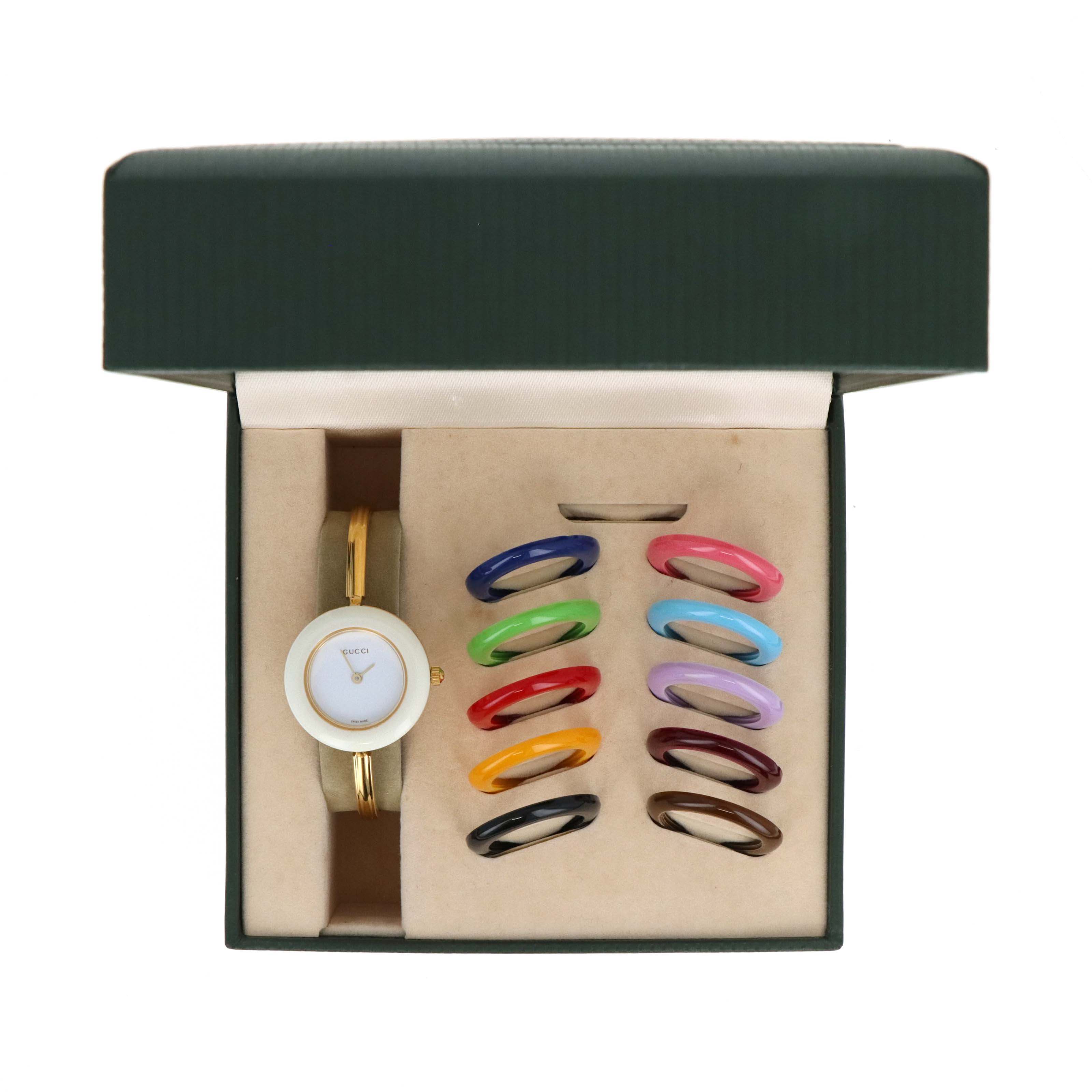 Vintage Gucci Interchangeable Bezel Watch (#6) - Queen May