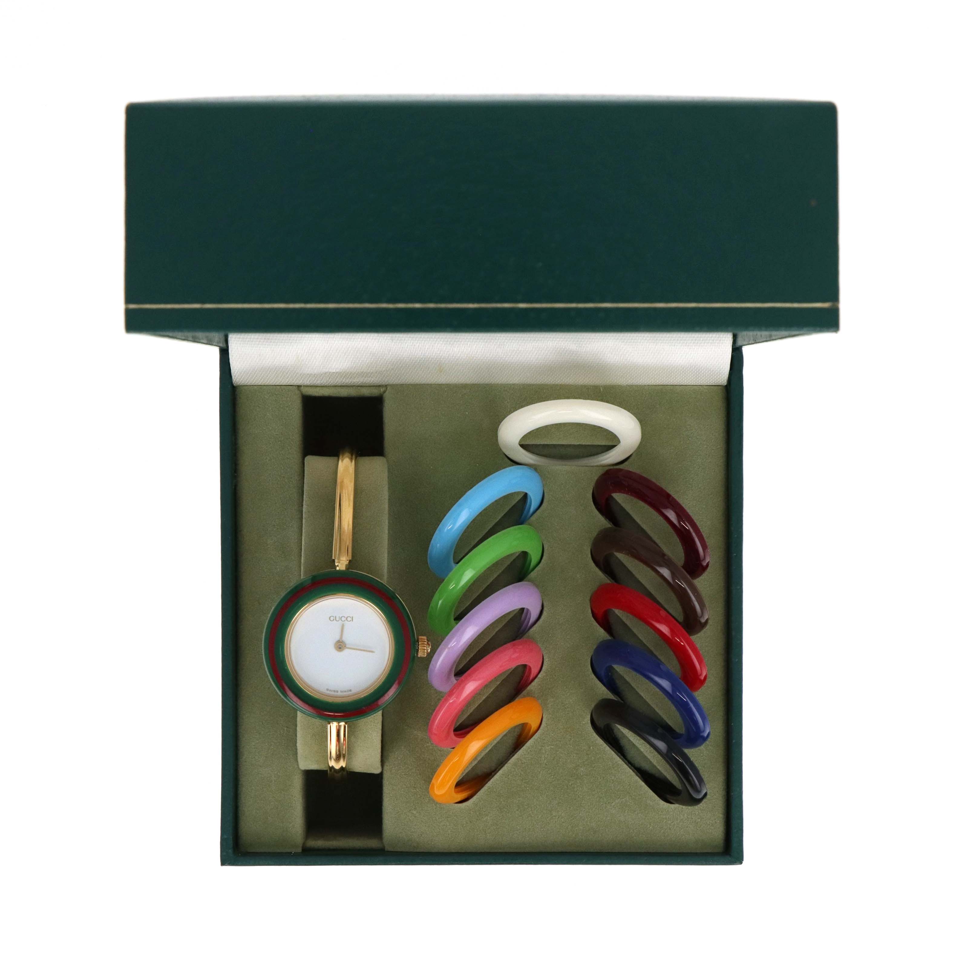 Vintage Gucci Interchangeable Bezel Watch (#7) - Queen May