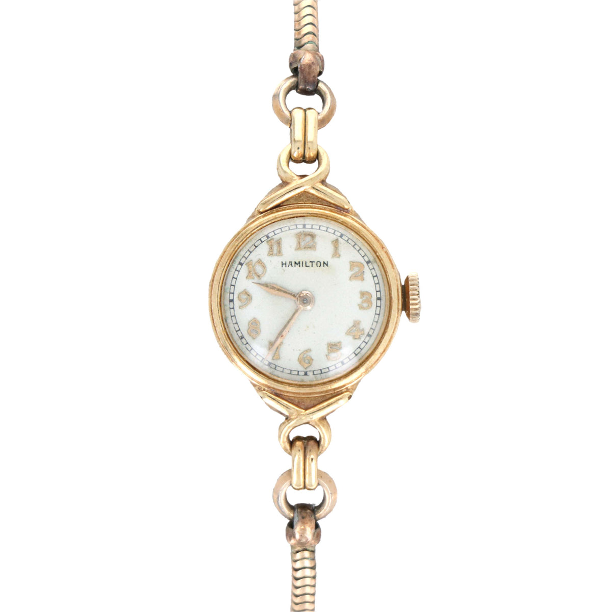 Vintage Hamilton Gold Filled Ladies Mechanical Movement Watch c.1930’s
