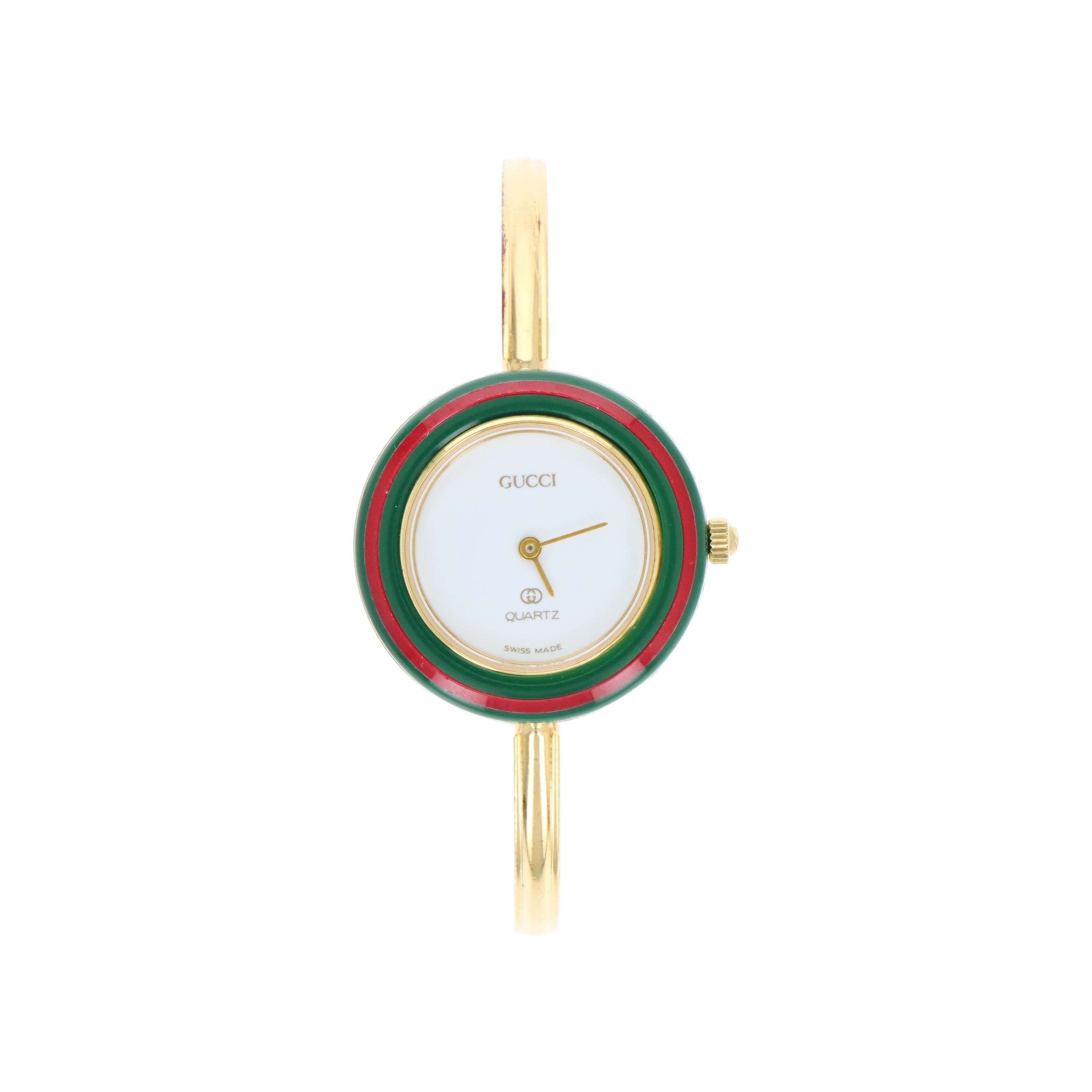 Vintage Gucci Interchangeable Bezel Bangle Watch