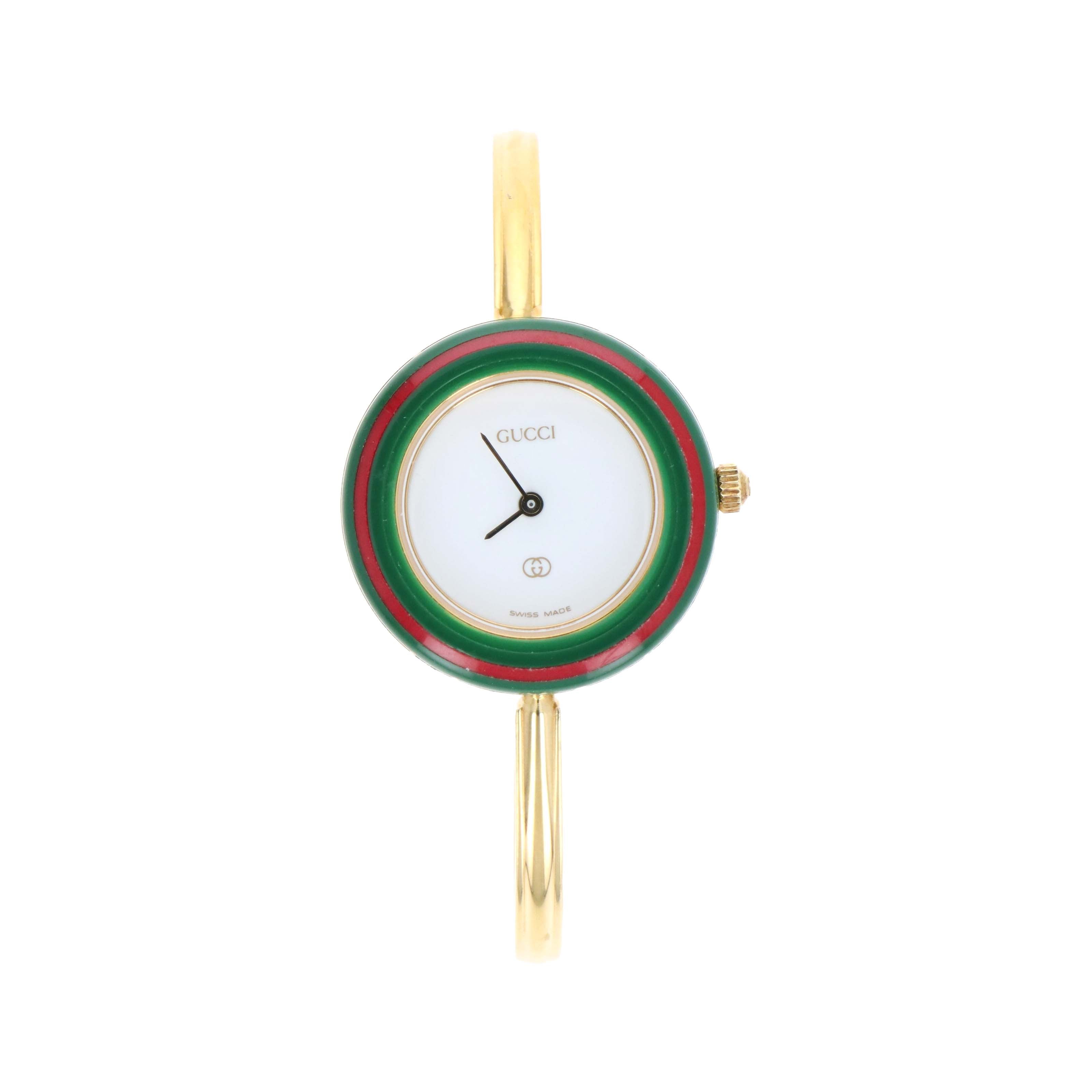 Vintage Gucci Interchangeable Bezel Bangle Watch