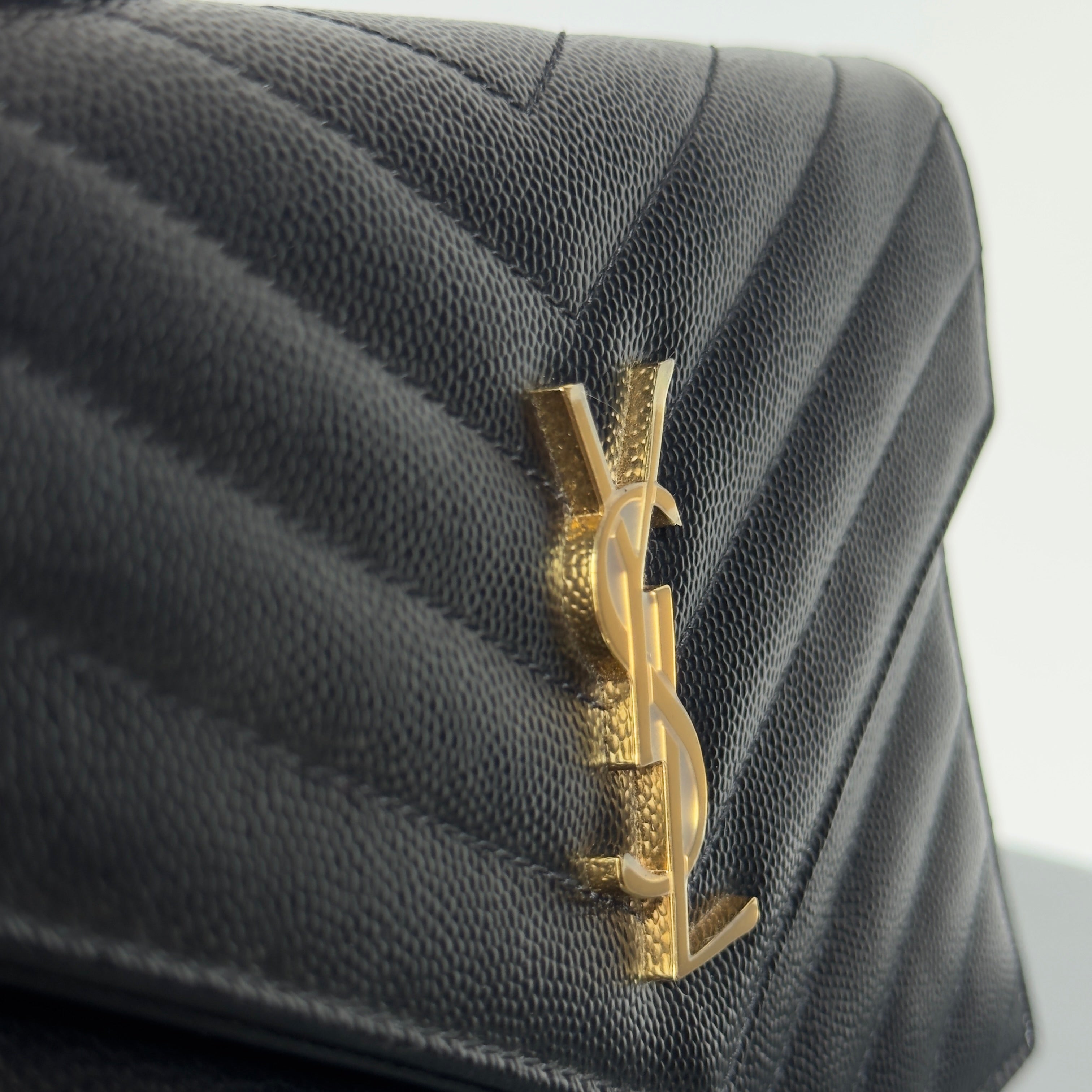 Saint Laurent Cassandre Envelope Wallet on Chain - Queen May