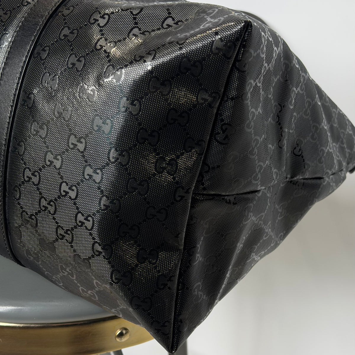 Gucci Black Imprime Tote Bag