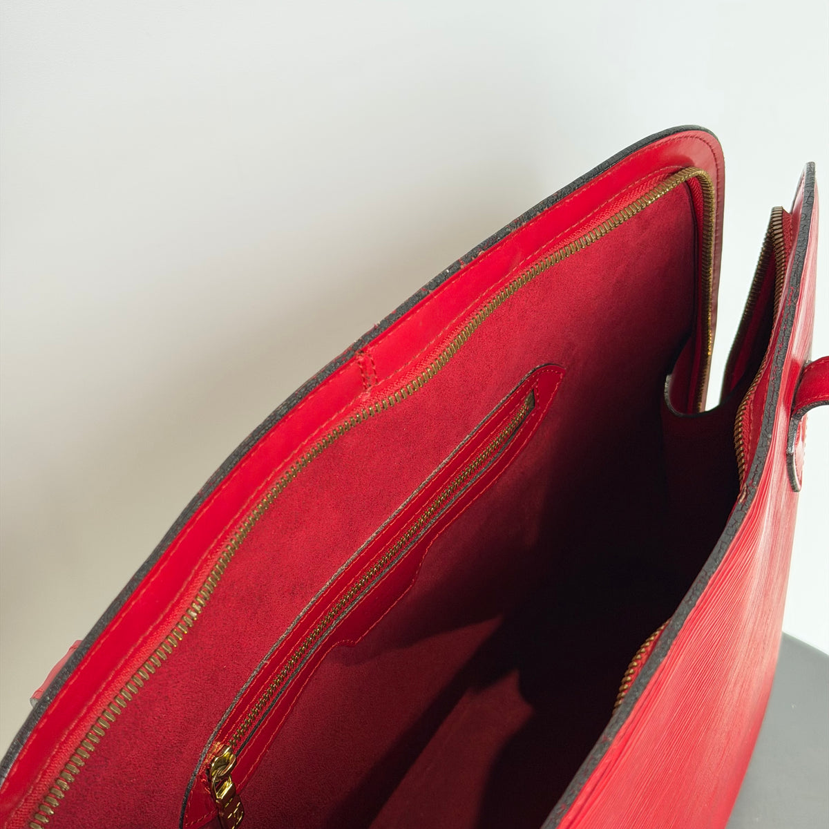 Louis Vuitton Red Epi Leather Lussac