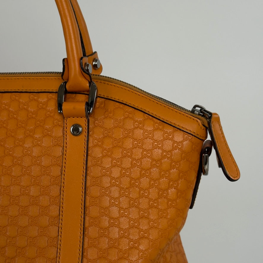 Gucci Soft Micro Guccissima Dome Satchel - Queen May
