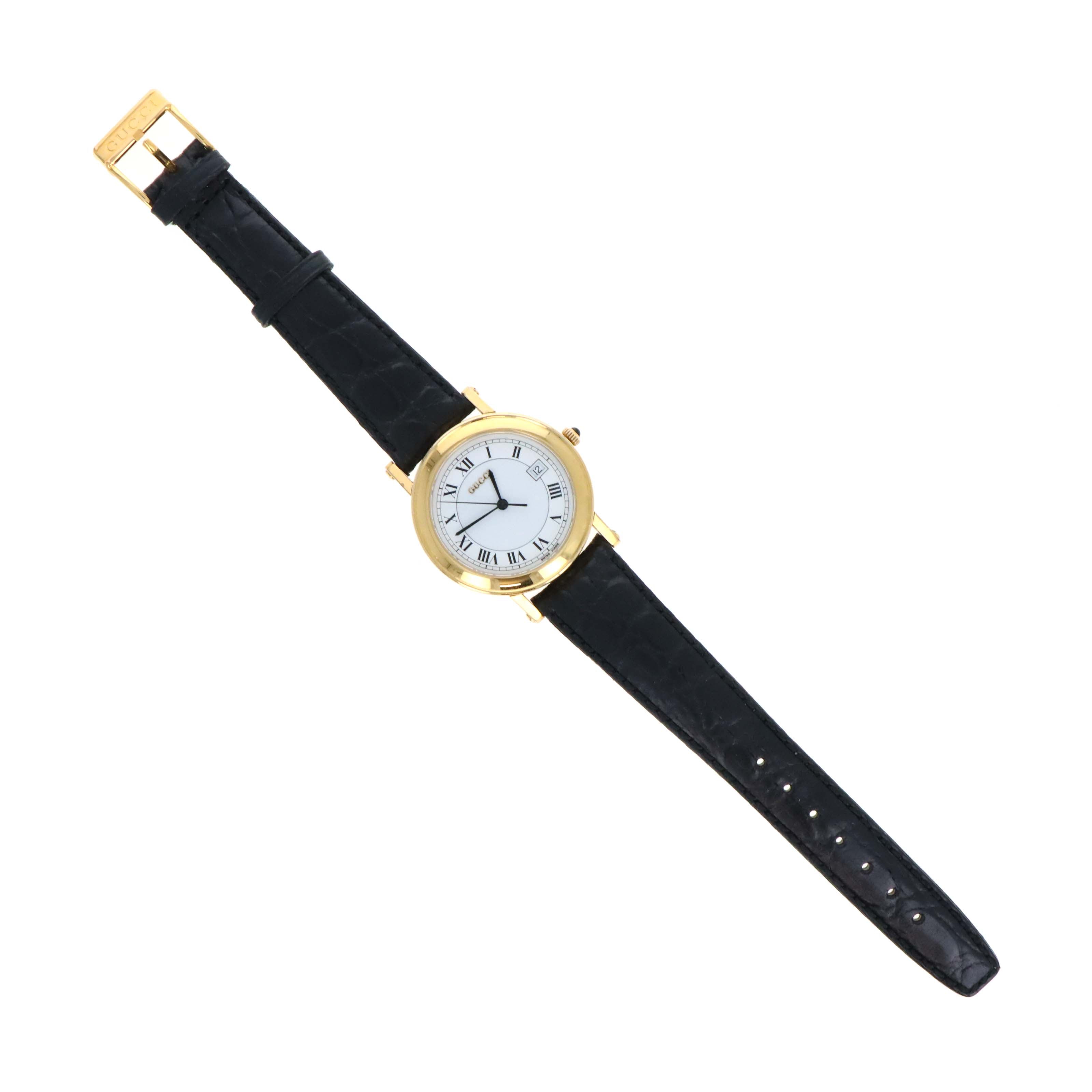 Gucci 7200L White Roman Dial Watch - Queen May