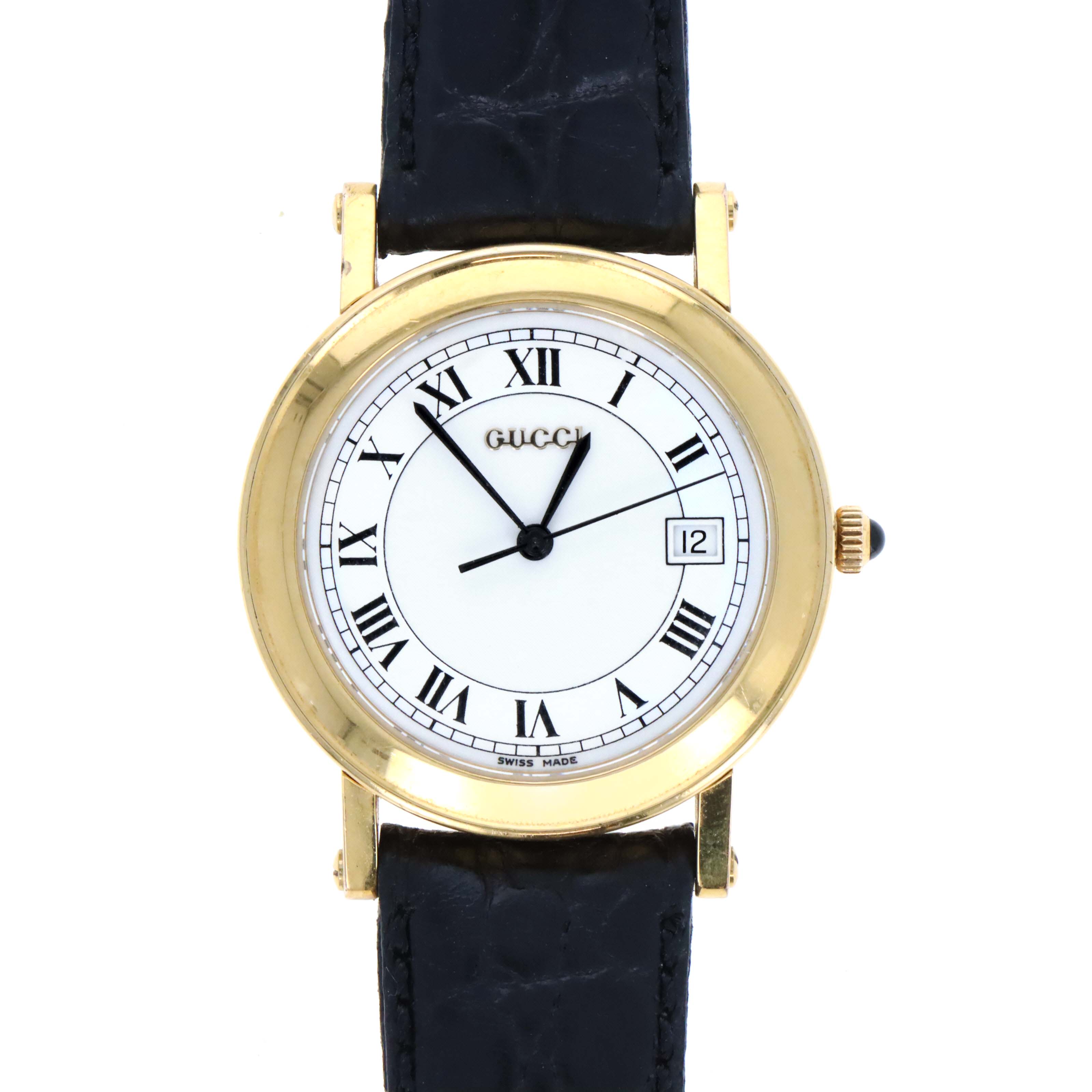 Gucci 7200L White Roman Dial Watch - Queen May