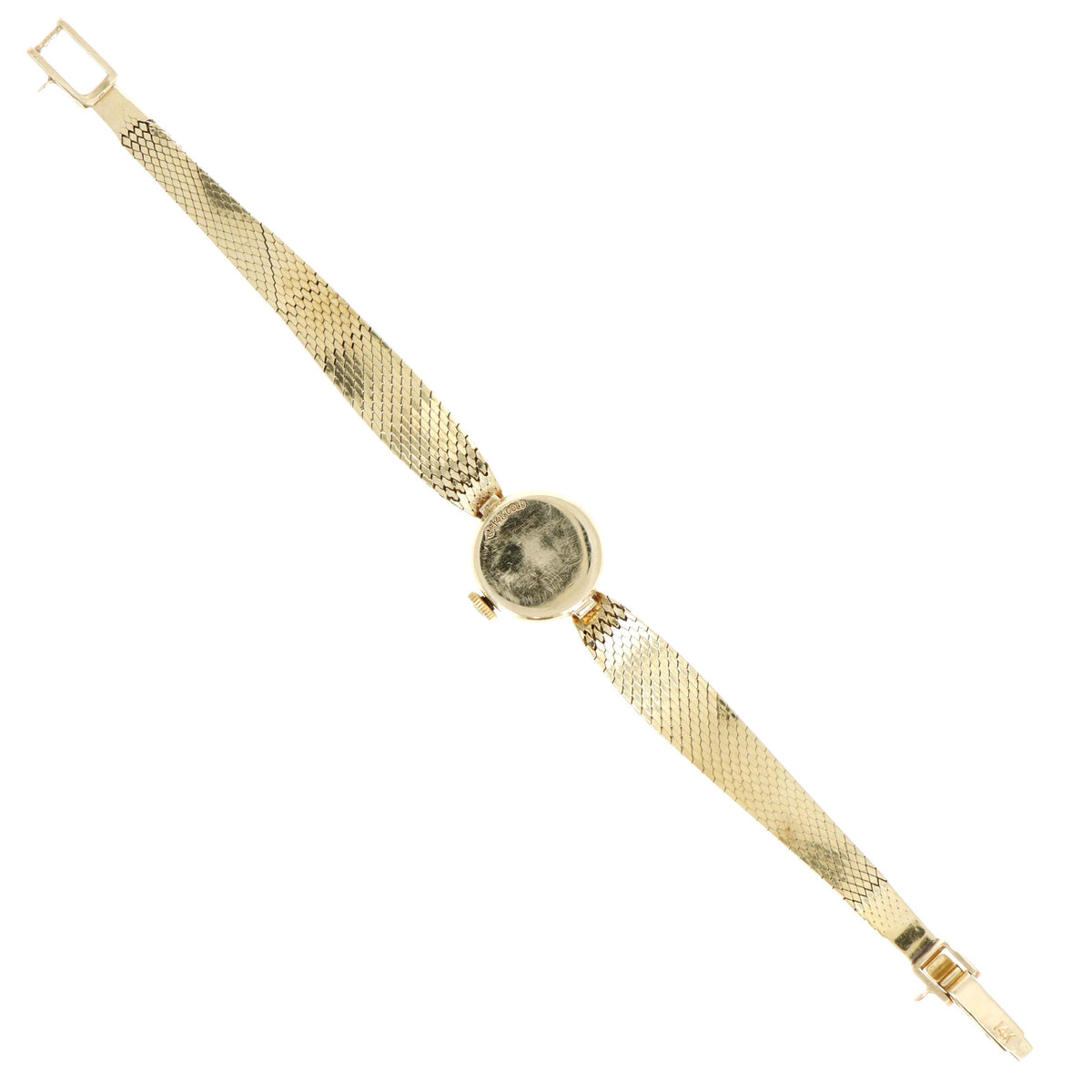 Vintage Rolex 14K Yellow Gold 15MM Mechanical Ladies Cocktail Watch - Queen May