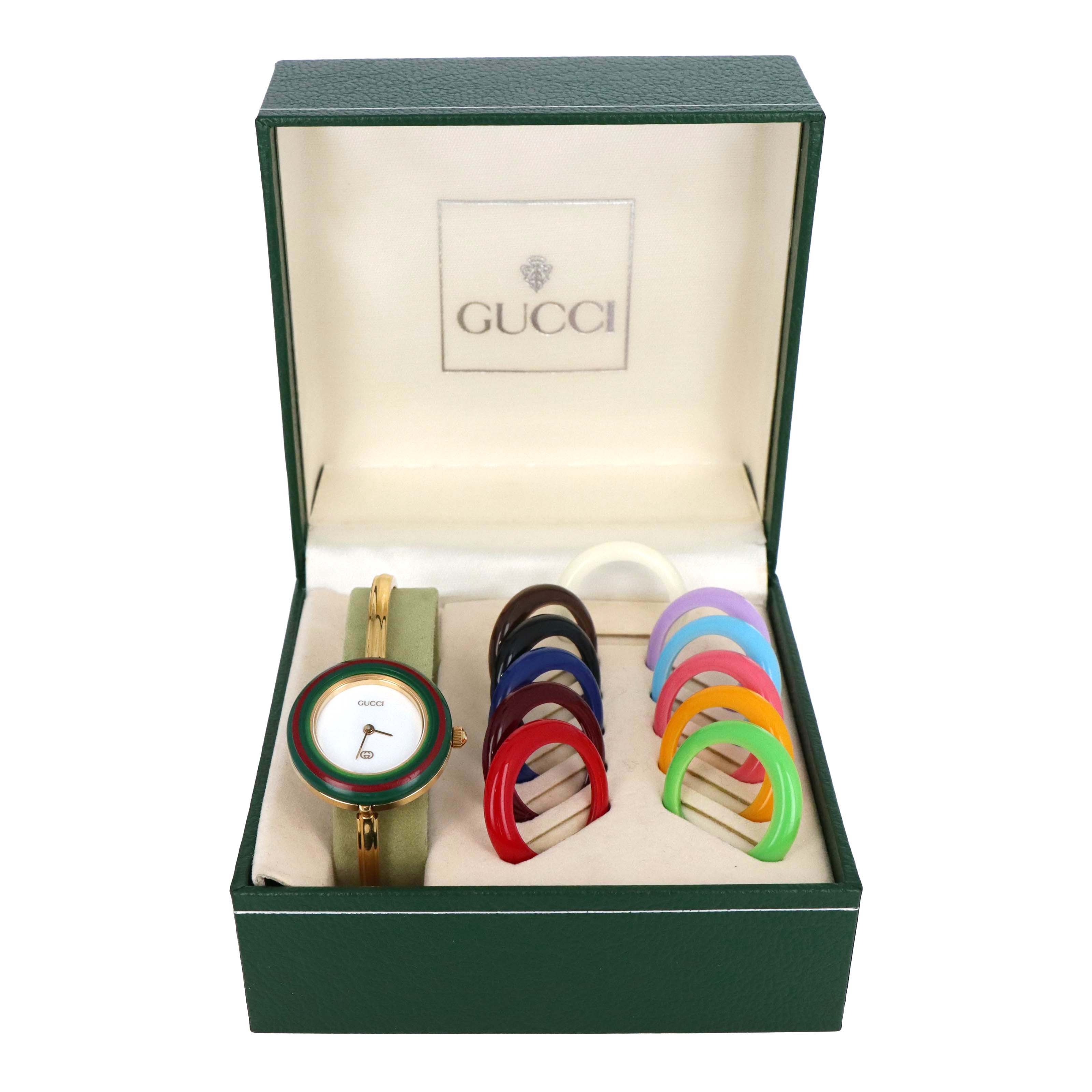 Vintage Gucci Interchangeable Bezel Watch - Queen May