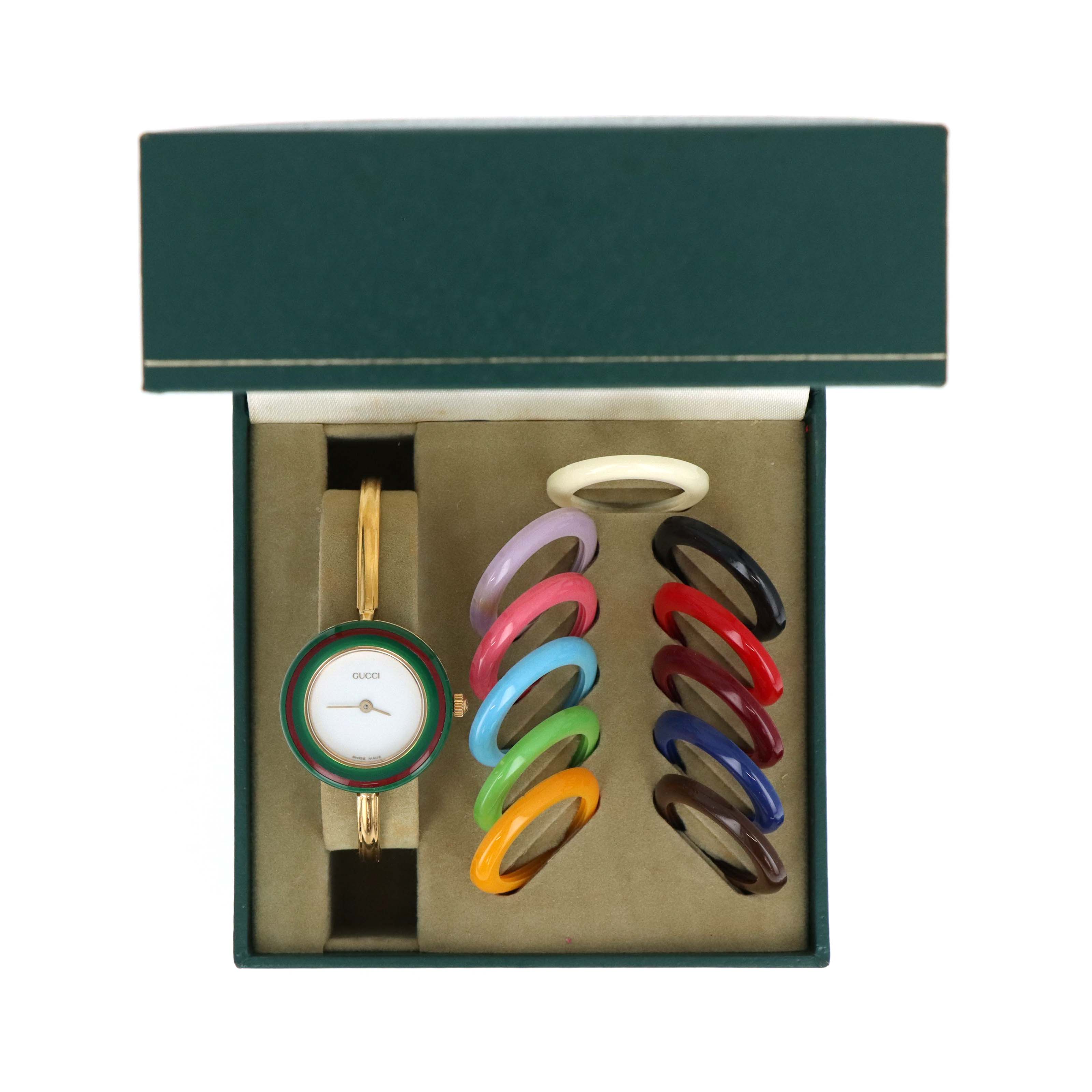 Vintage Gucci Interchangeable Bezel Watch - Queen May