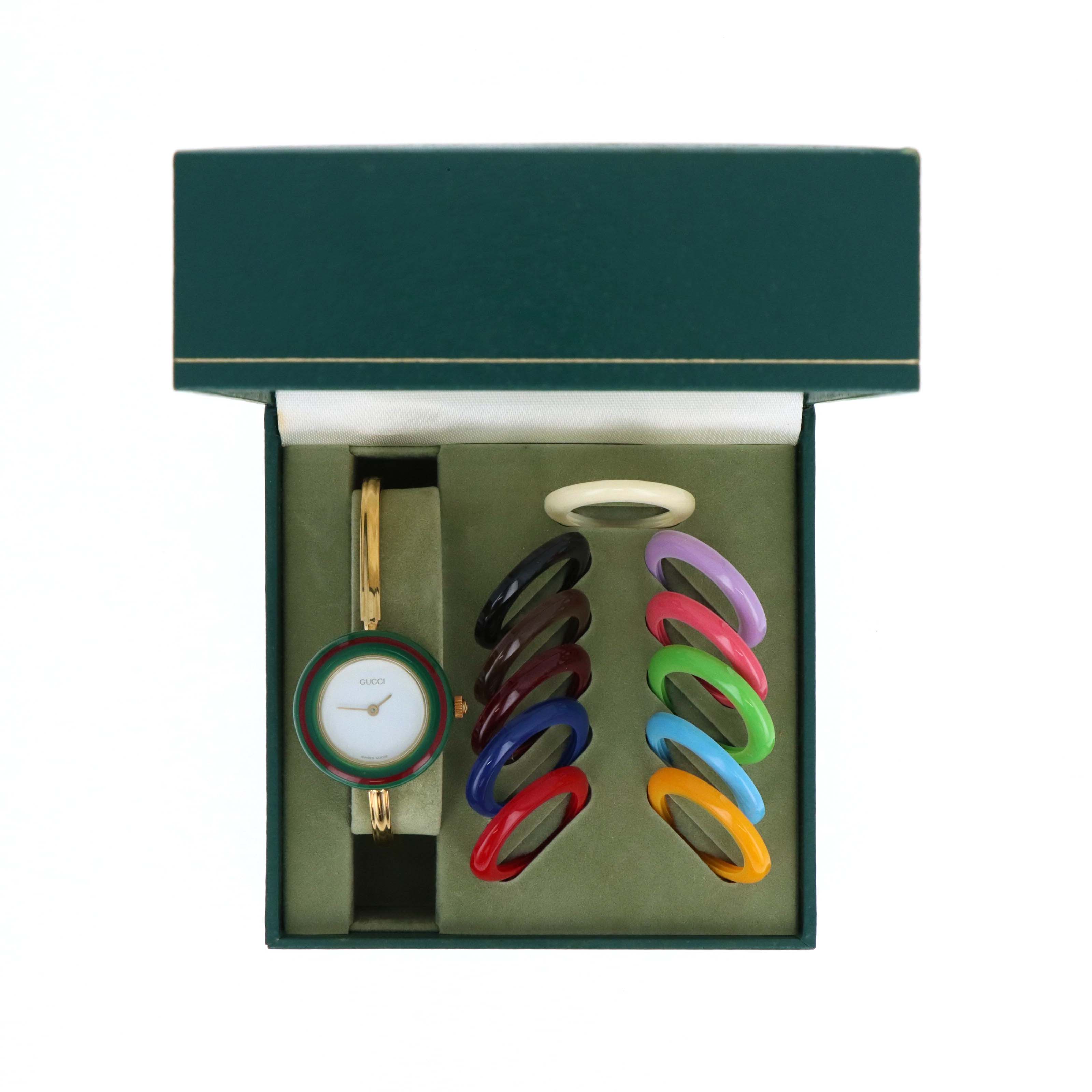 Vintage Gucci Interchangeable Bezel Watch #8 - Queen May
