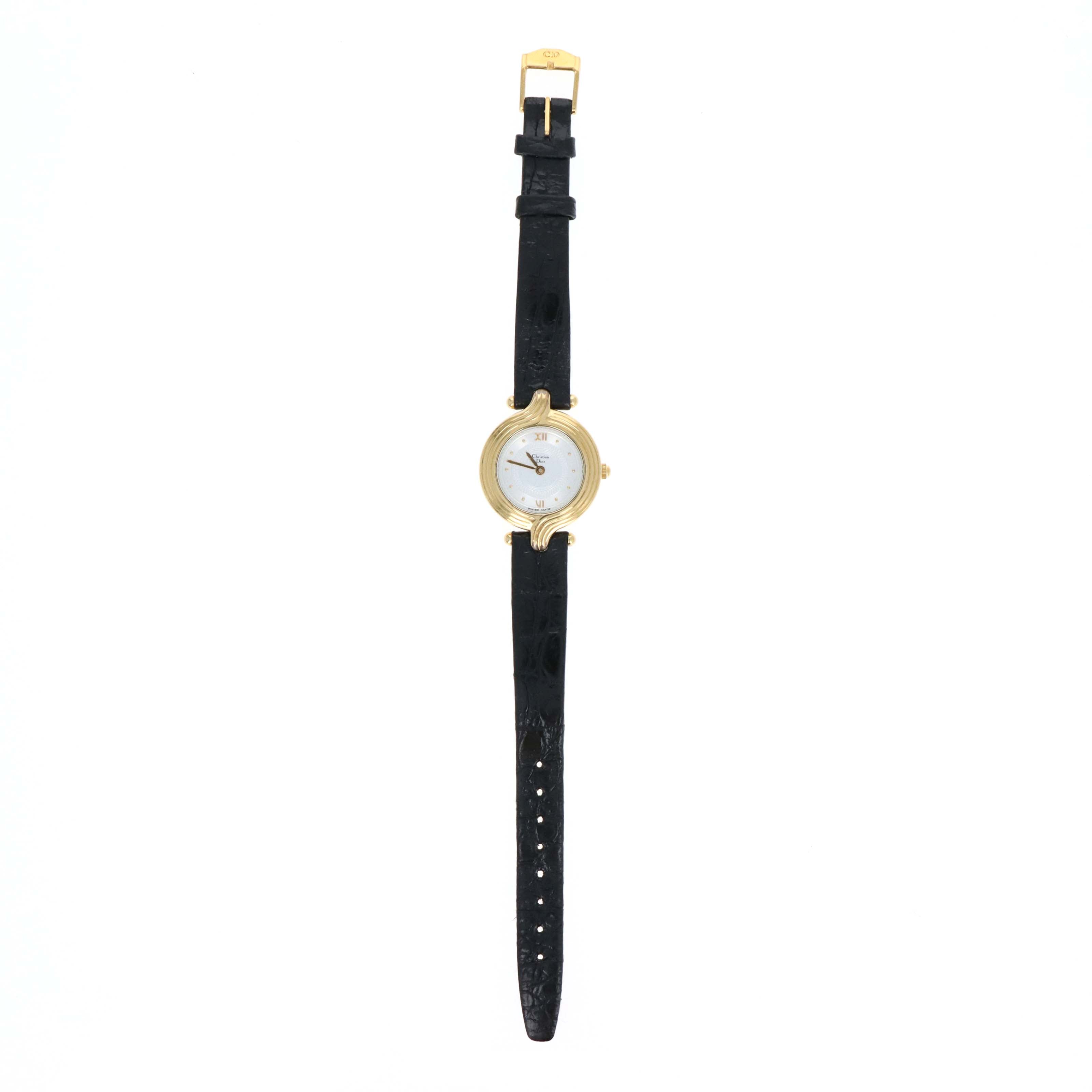 Vintage Christian Dior 3056 Watch With One Interchangeable Strap, Box, and Papers - Queen May