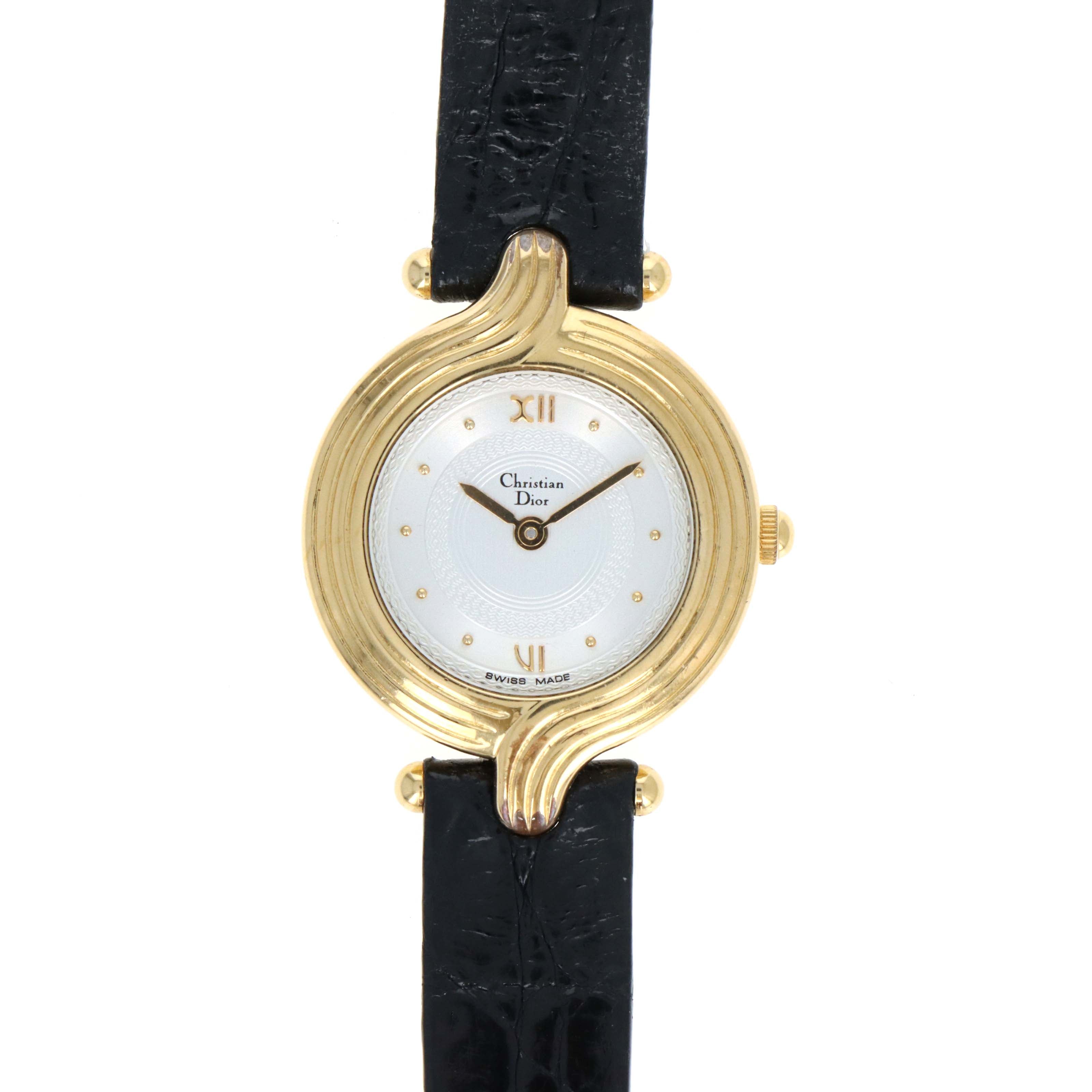 Vintage Christian Dior 3056 Watch With One Interchangeable Strap, Box, and Papers - Queen May