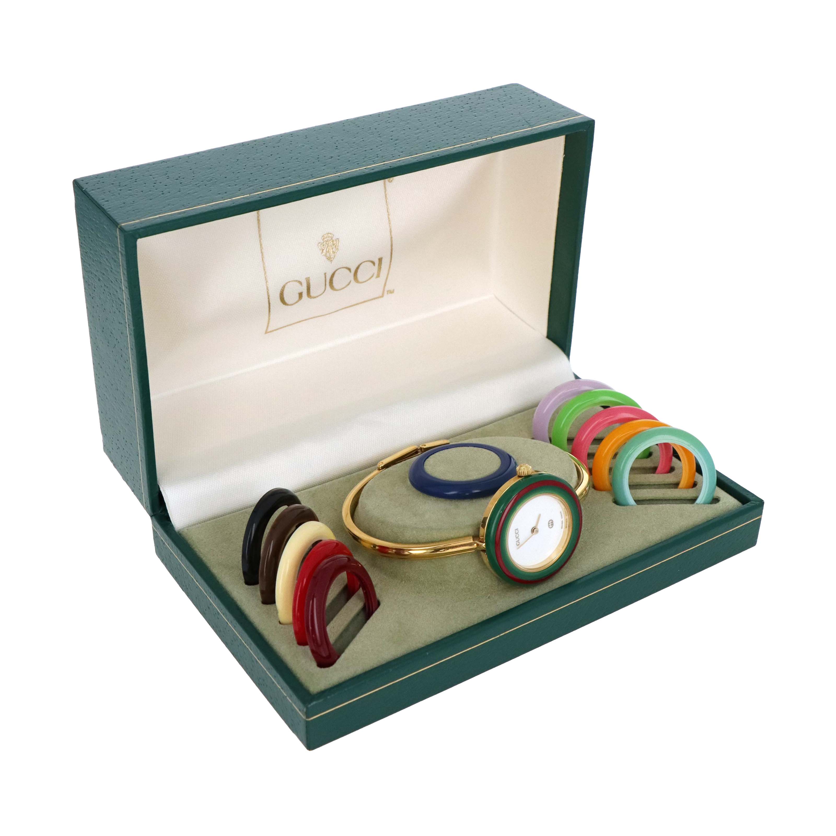 Vintage Gucci Interchangeable Bezel Watch - Queen May