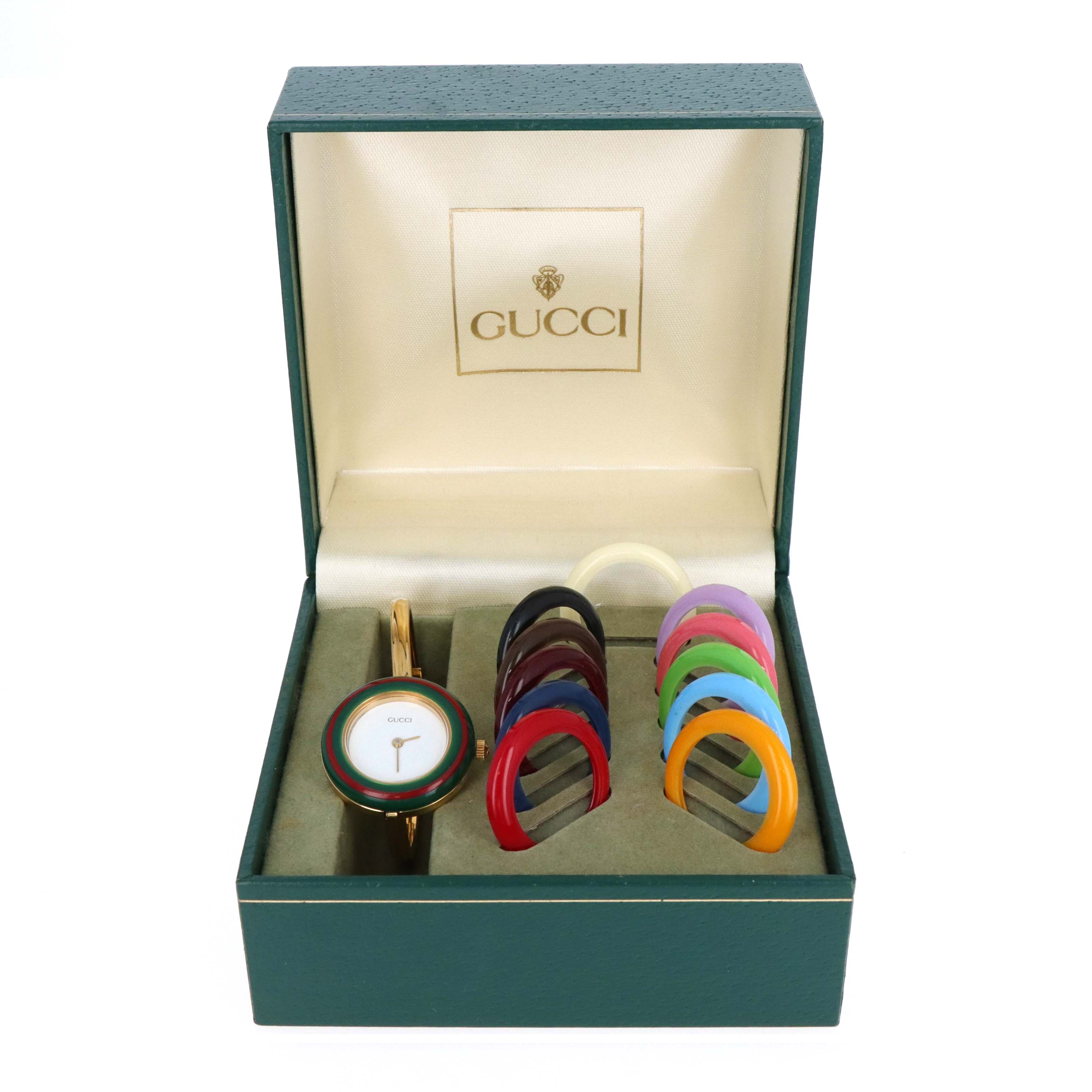 Vintage Gucci Interchangeable Bezel Watch #10 - Queen May