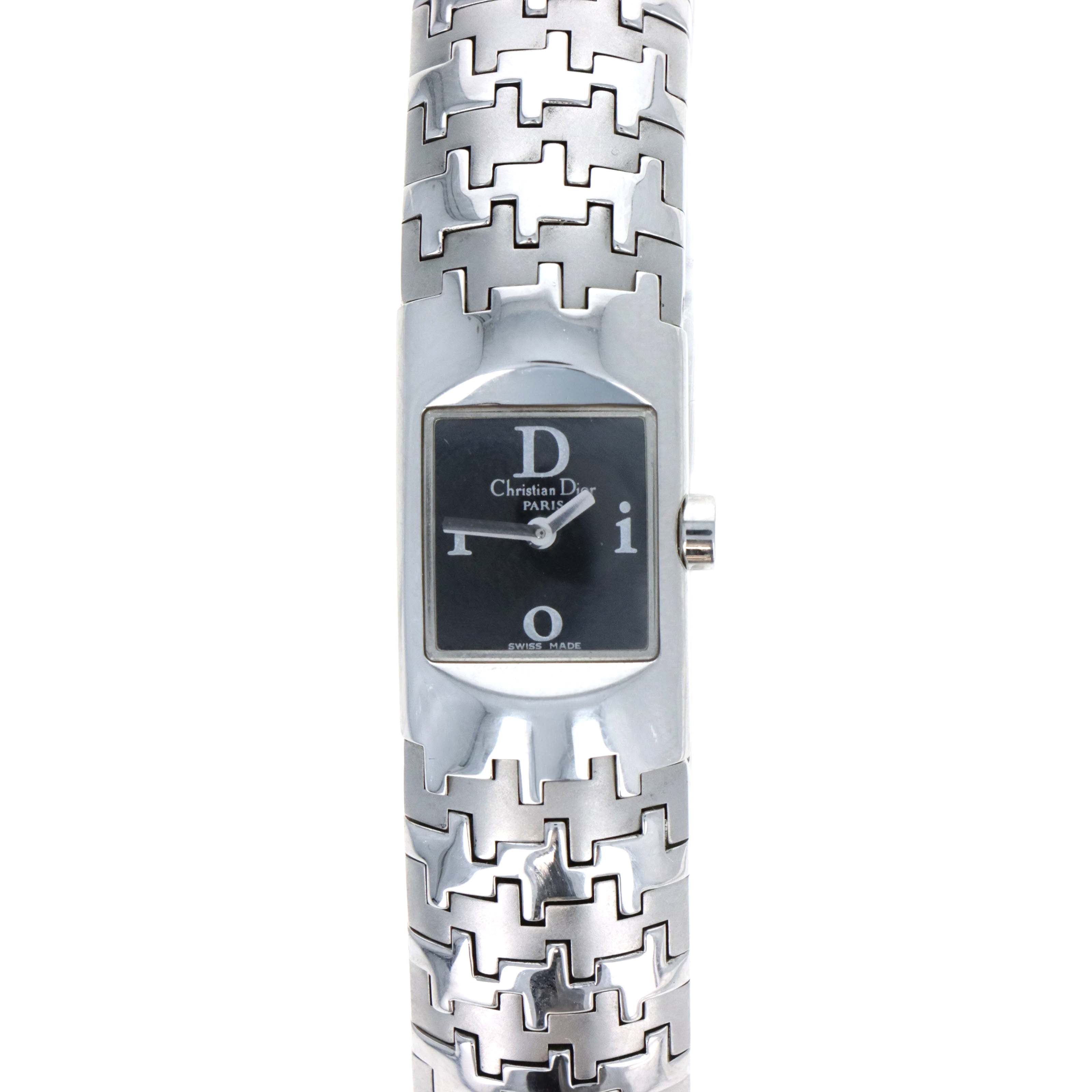 Christian Dior "Diorific" Houndstooth Watch - Queen May