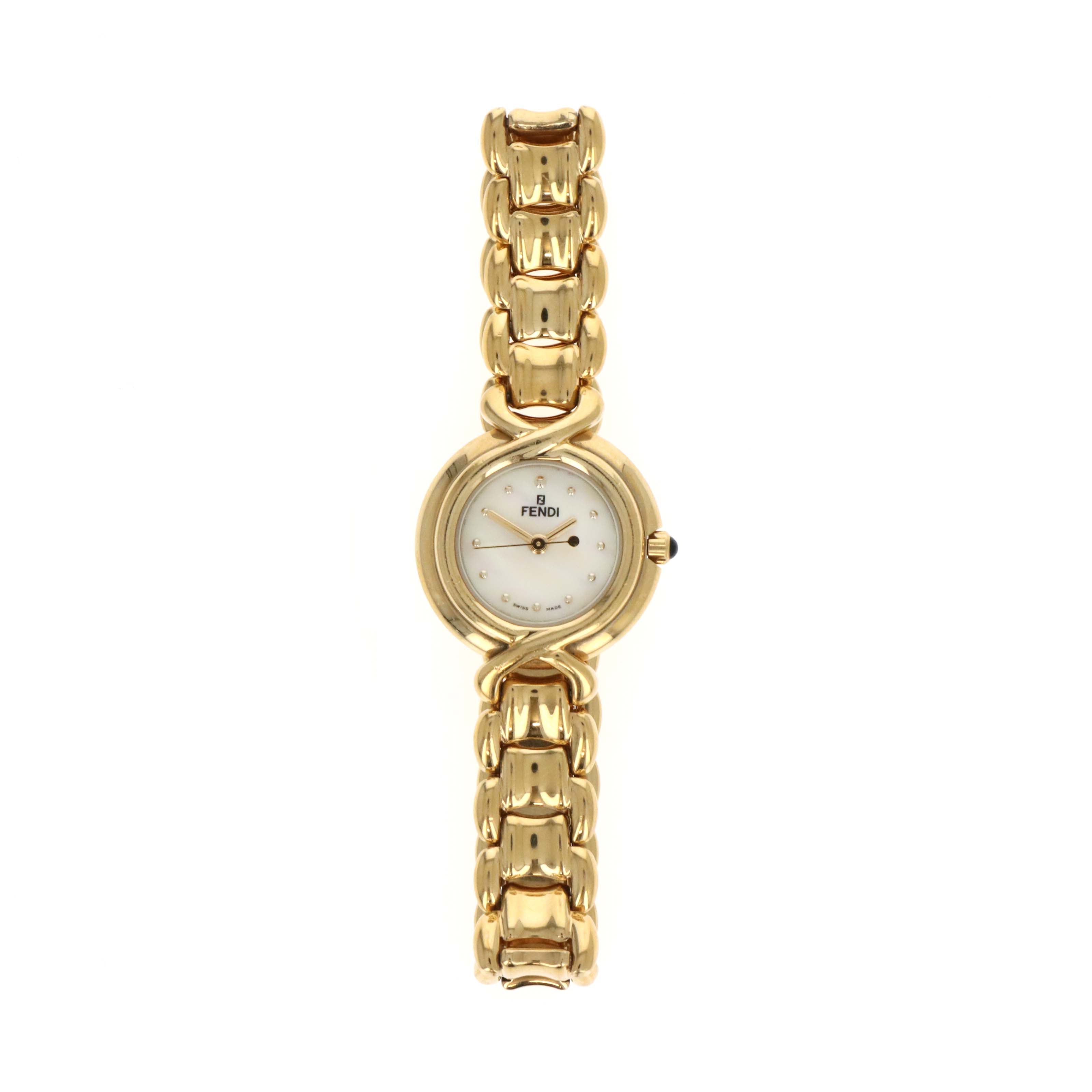Fendi 700L Mother of Pearl Dial Ladies Watch - Queen May