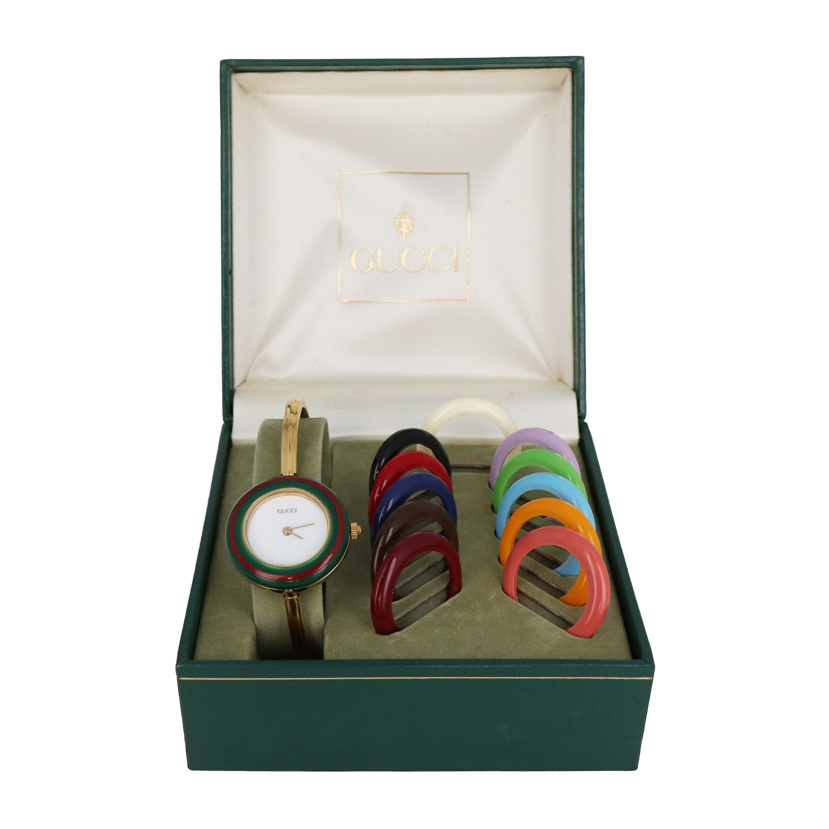 Vintage Gucci Interchangeable Bezel Watch - Queen May
