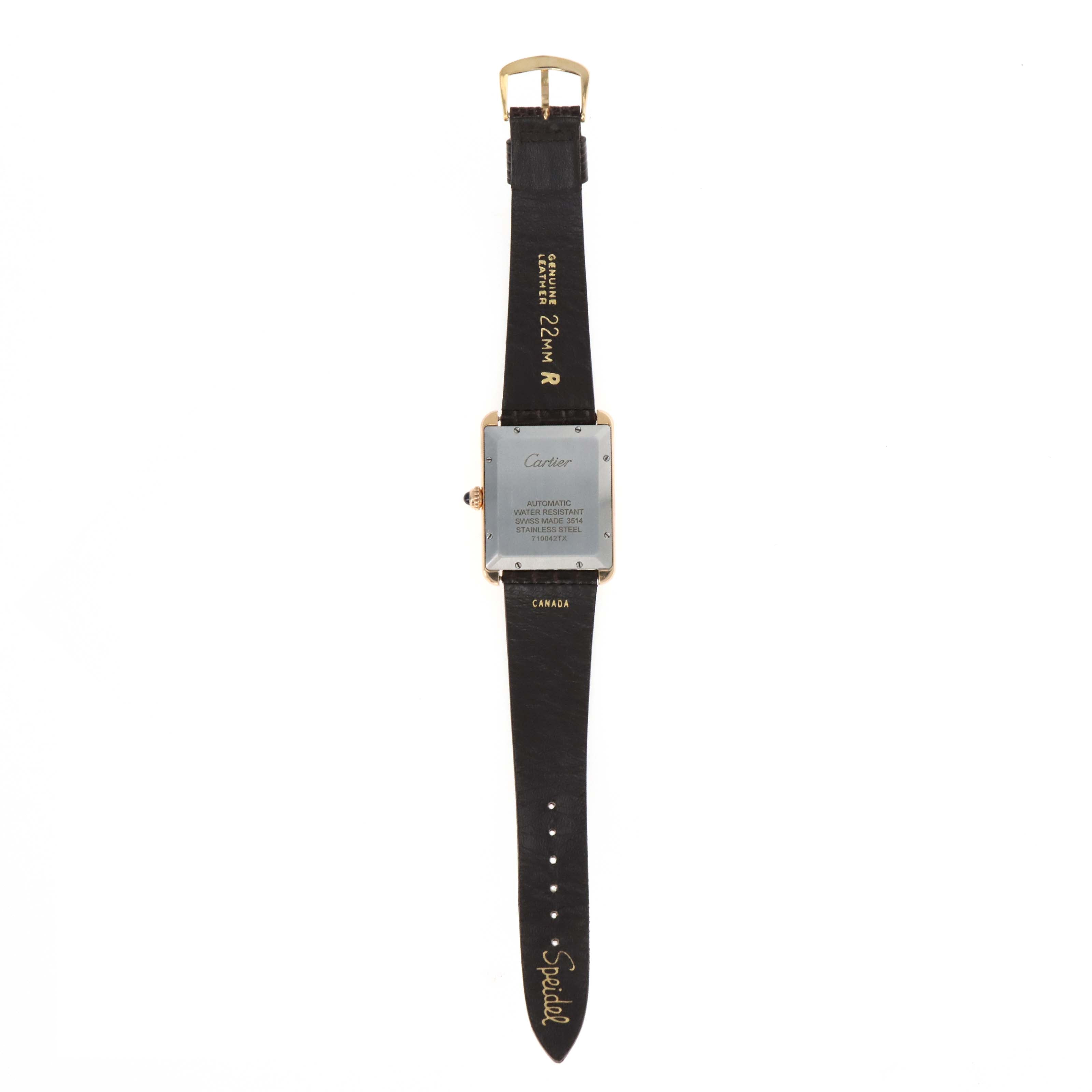 Cartier Tank Solo XL 18K Rose Gold Reference W5200026 Automatic - Queen May