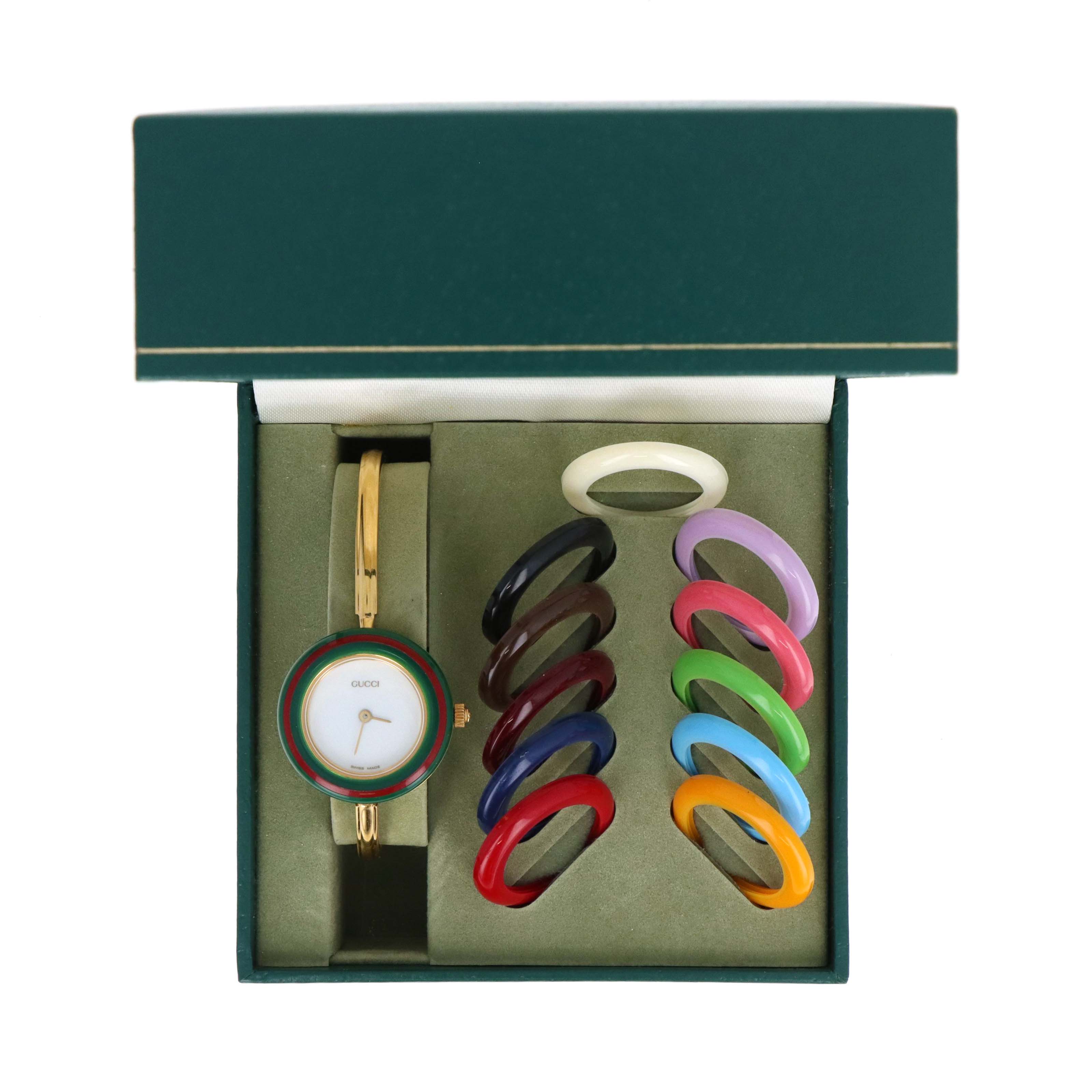 Vintage Gucci Interchangeable Bezel Watch #1 - Queen May