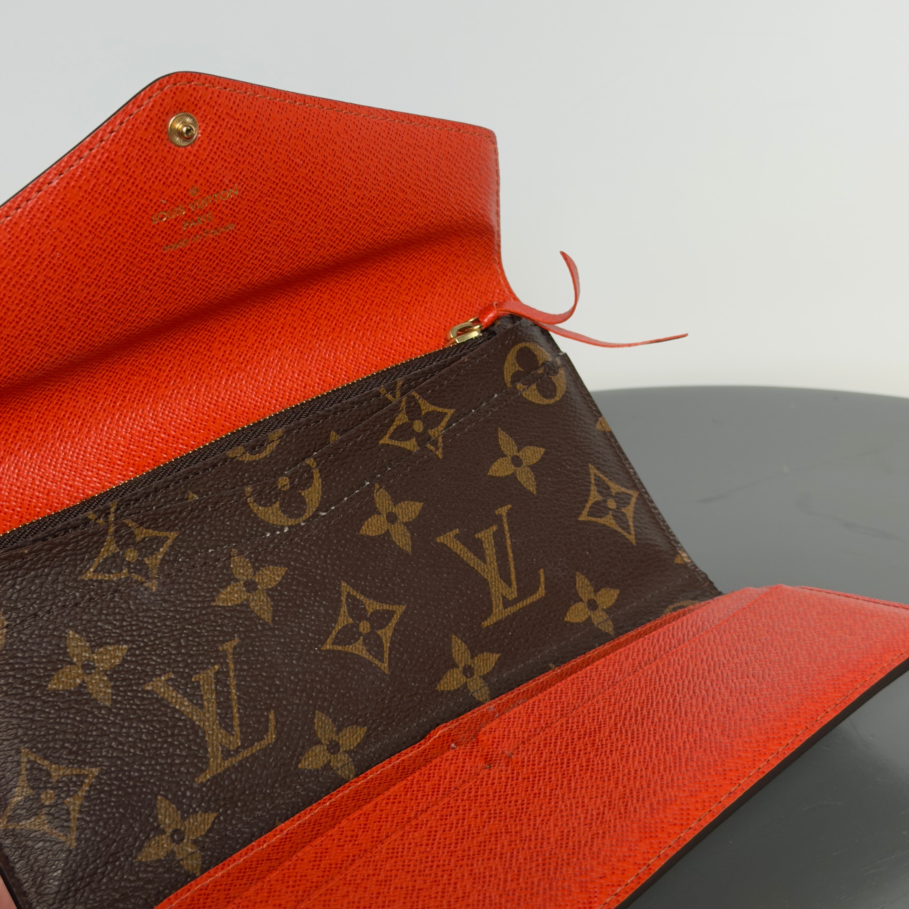 Louis Vuitton Monogram Emilie Snap Wallet