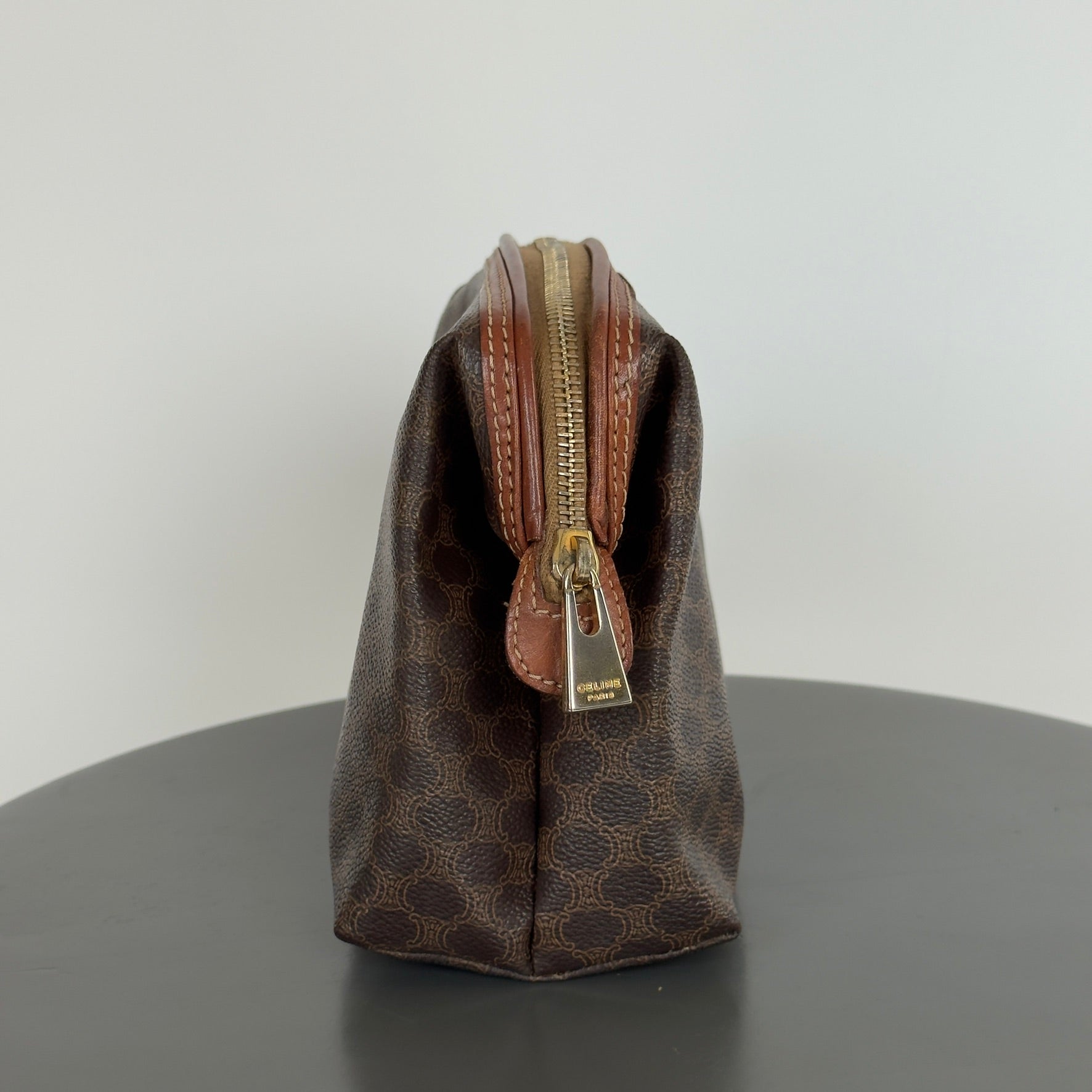 Vintage Celine Triomphe Toiletry Pouch - Queen May