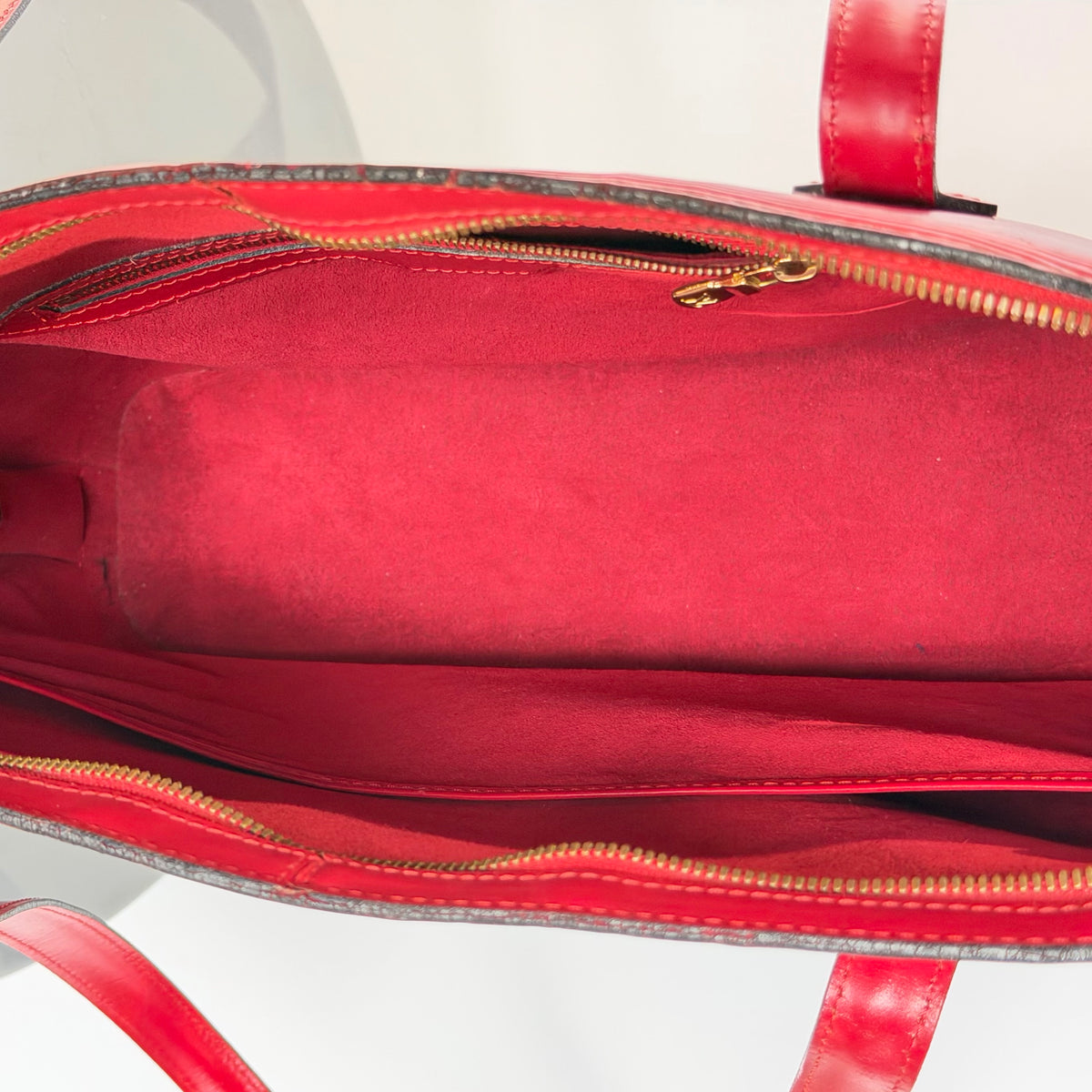 Louis Vuitton Red Epi Leather Lussac