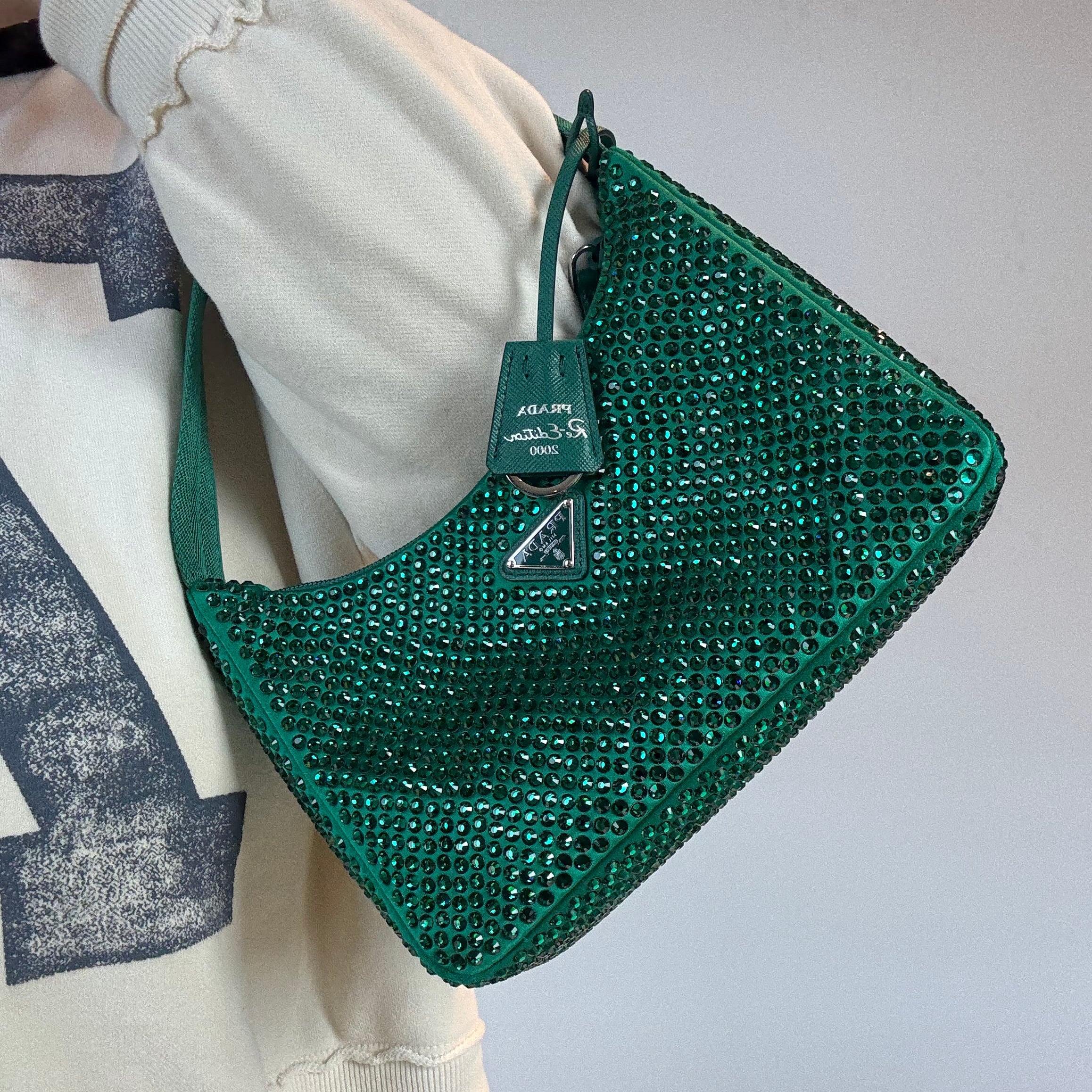 Prada Saffiano Leather Re-Edition 2000 Tessuto Mango - Queen May