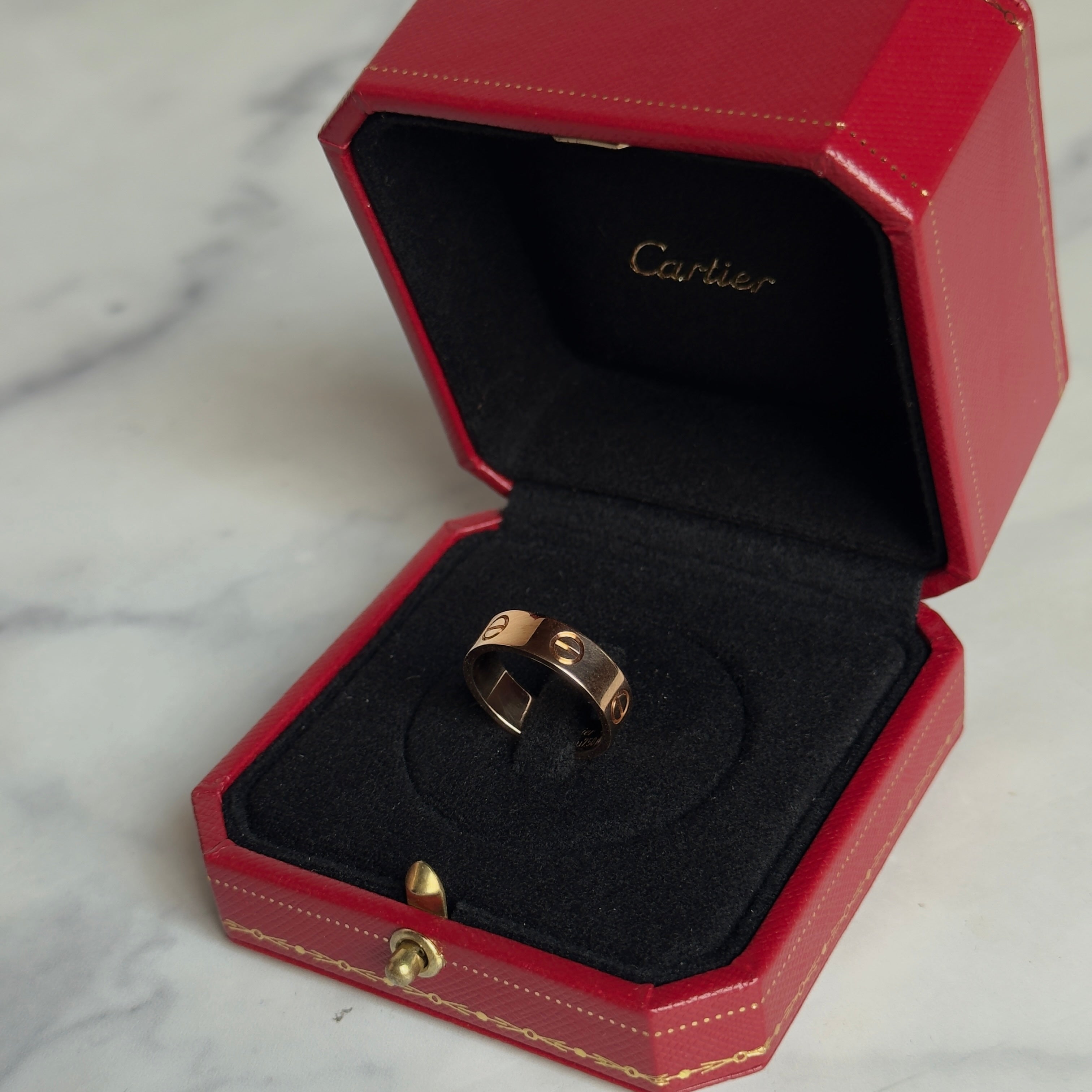 Cartier 18K Rose Gold Love Ring - Queen May