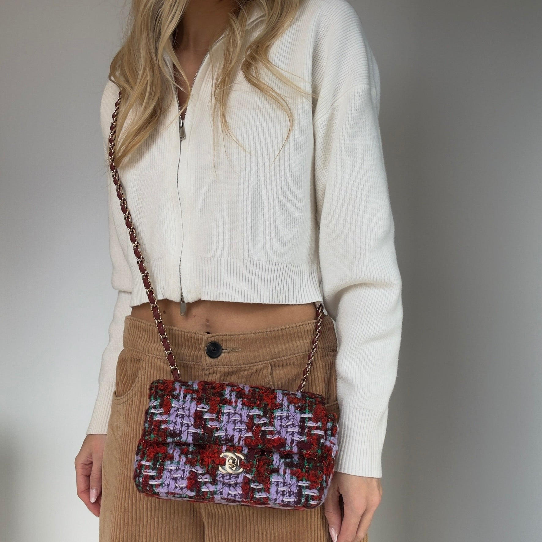 Chanel Classic Rectangular Mini Tweed Single Flap - Queen May