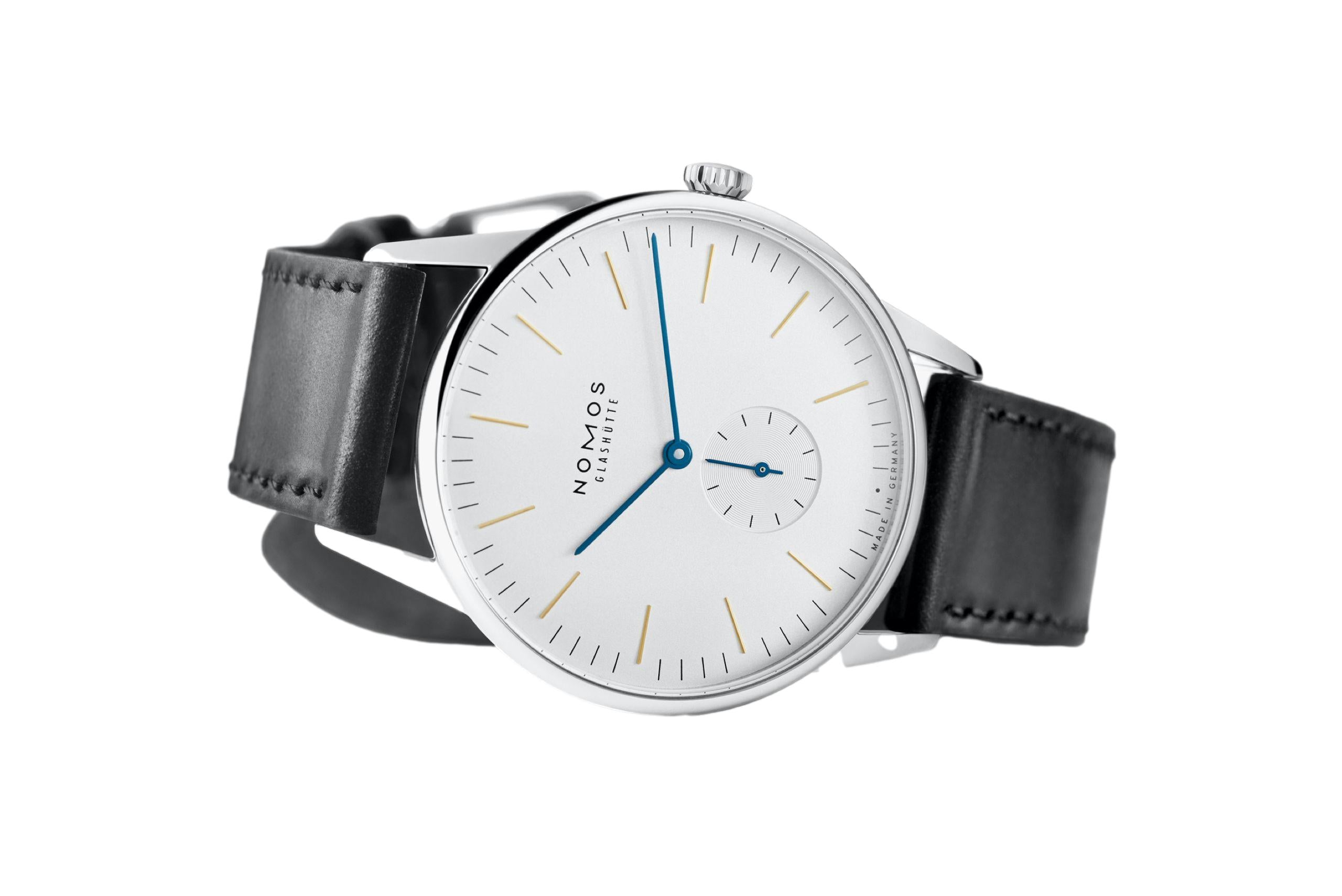 Nomos Glashütte Orion 38 Sapphire Crystal Back - Queen May