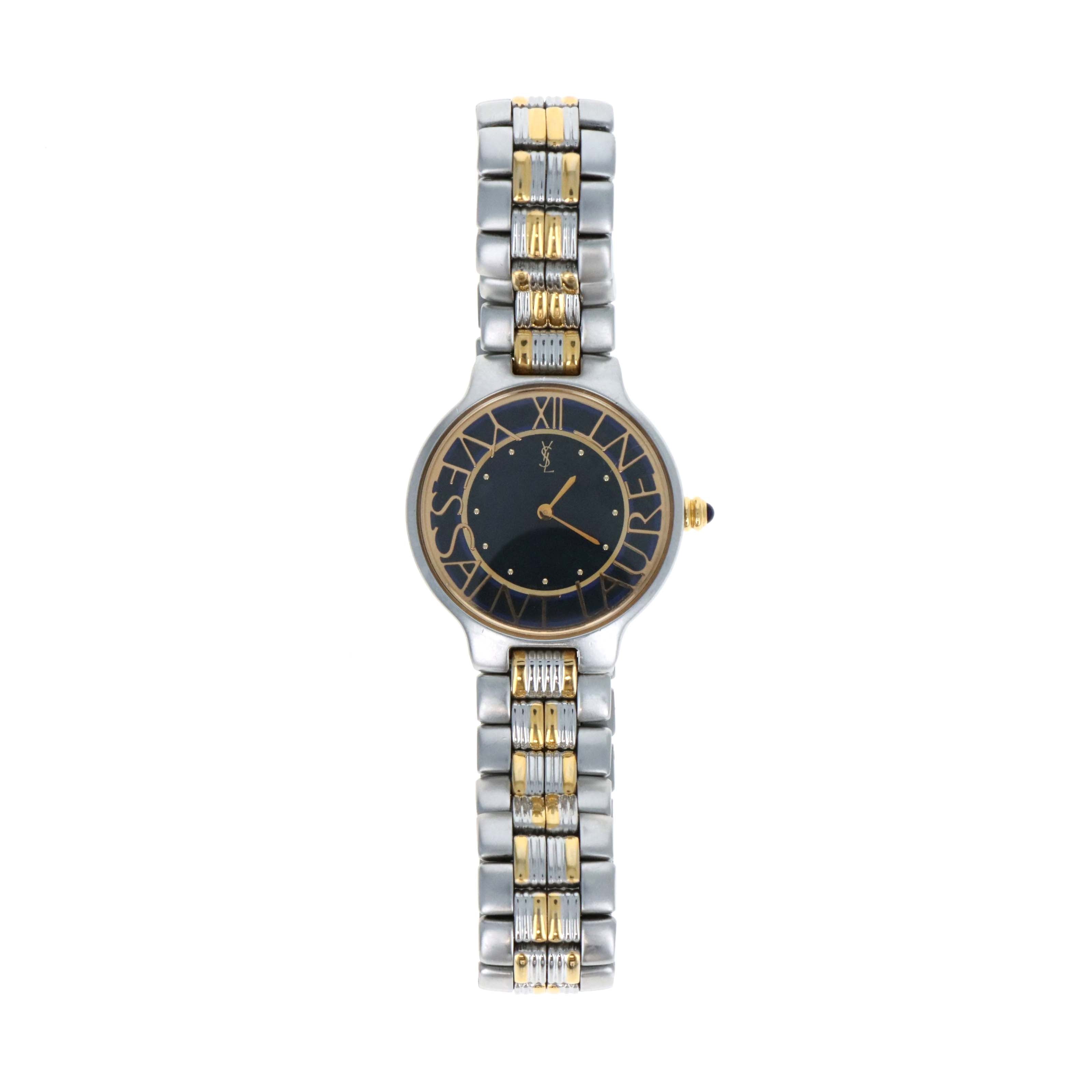 Vintage Yves Saint Laurent Roman Logo Dial - Queen May