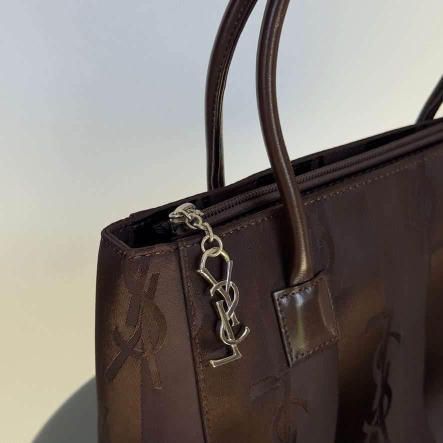 Vintage YSL Nylon Tote Bag - Queen May