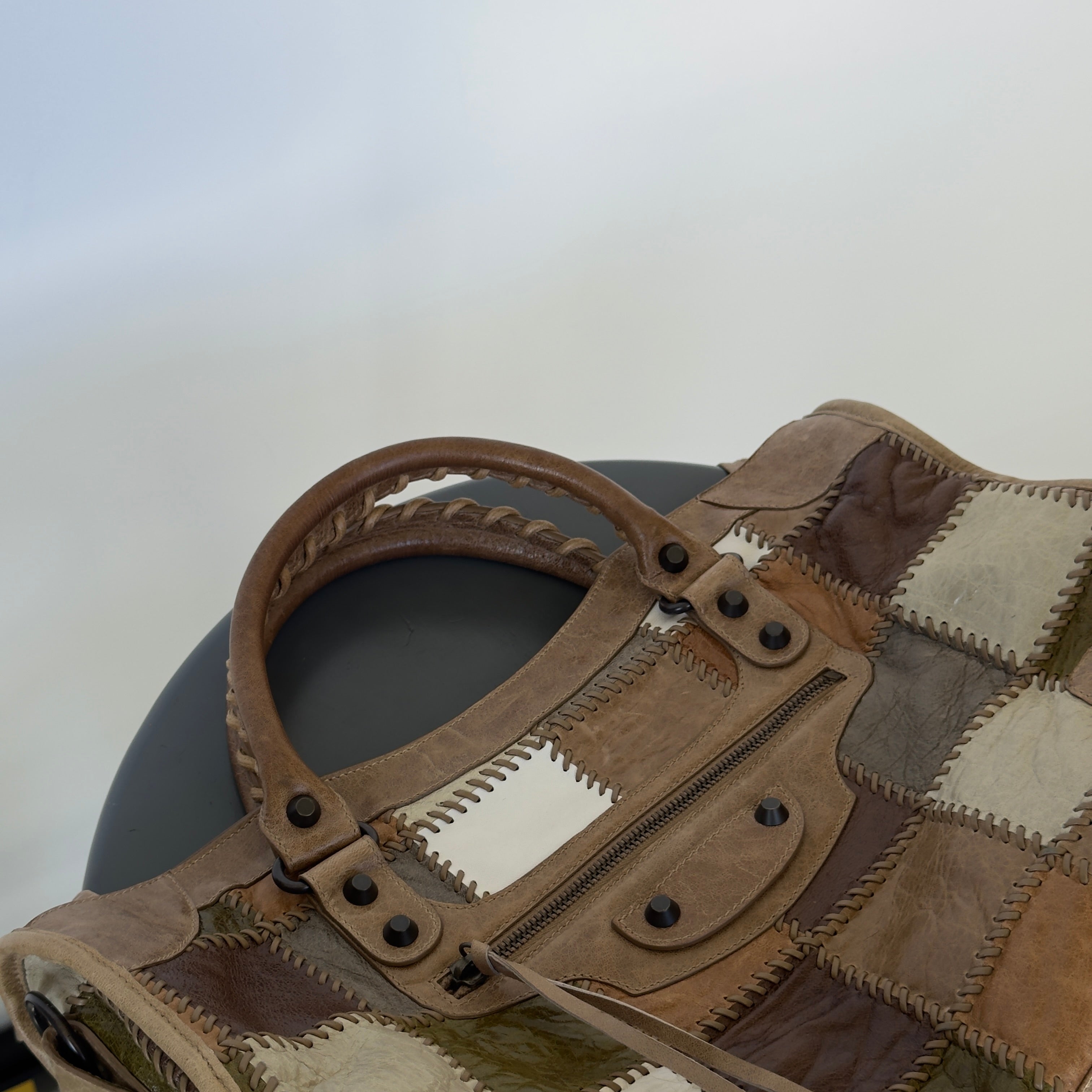 Balenciaga Agneau Patchwork City Bag - Queen May