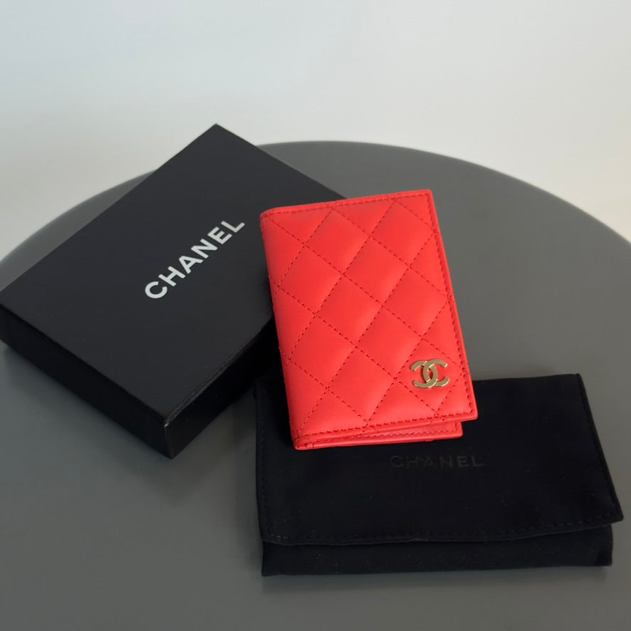 Chanel Lambskin Quilted Card Holder - Queen May