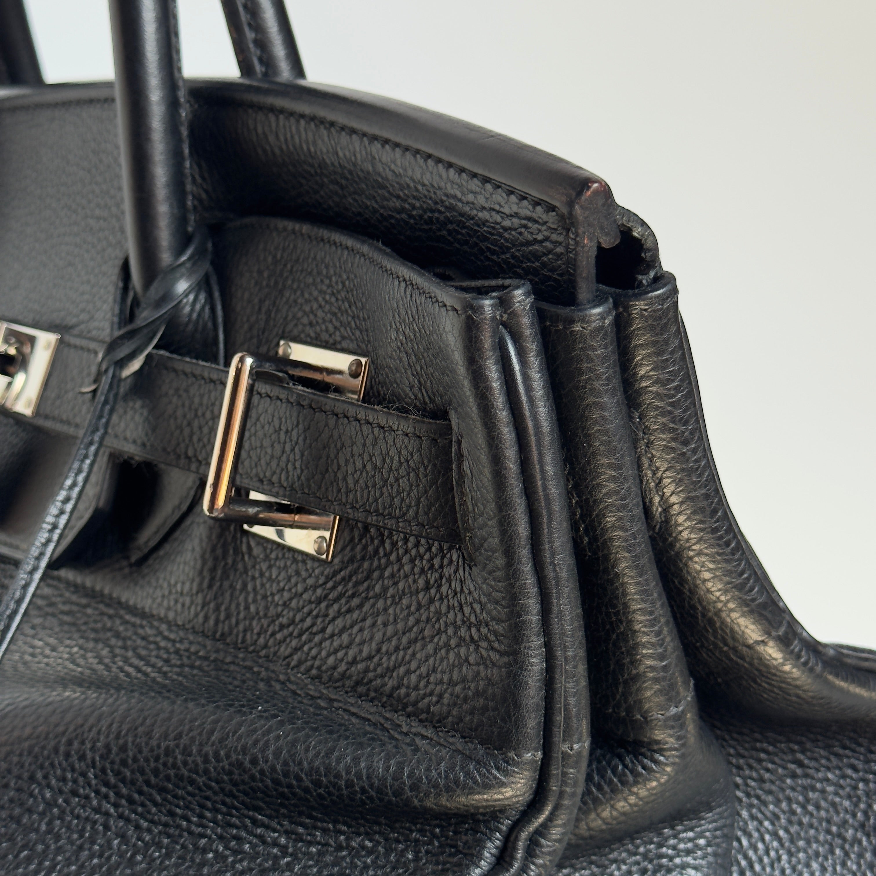 Hermes HAC 40 Black Togo Leather 2009 - Queen May
